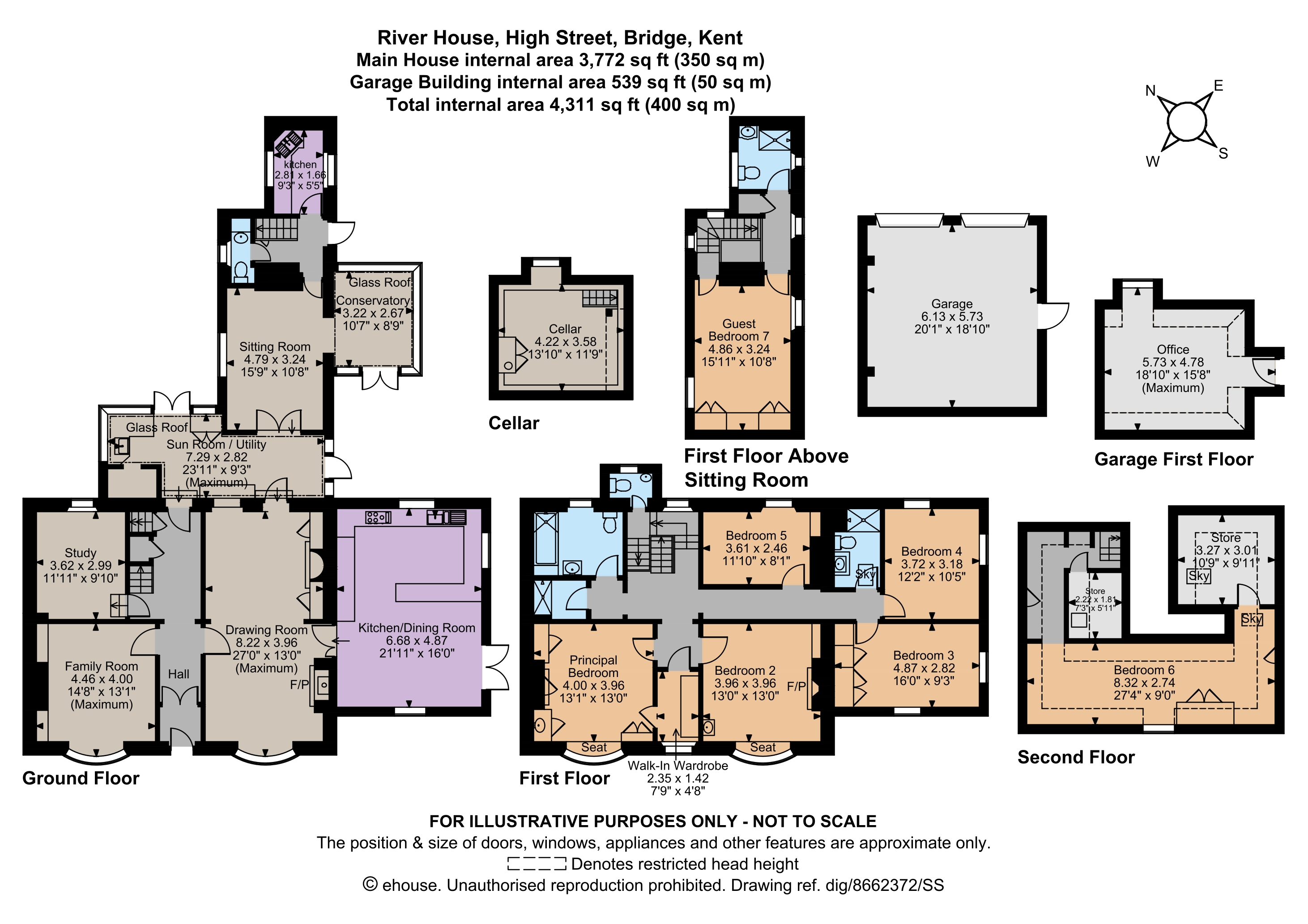 River House, 67, High Street, Canterbury floorplan