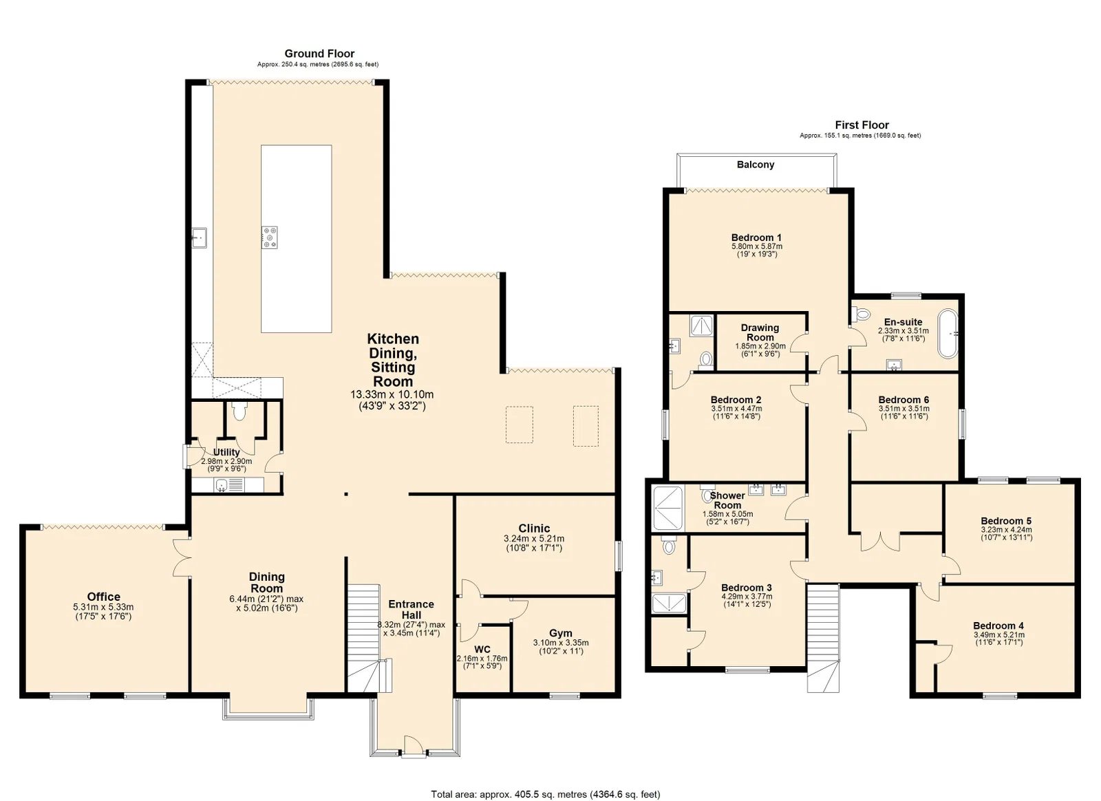 Mayrose House, Canfield Road, Great Canfield floorplan
