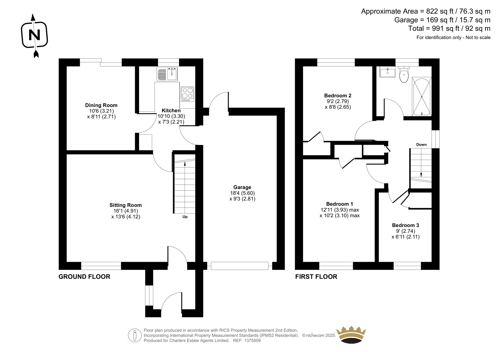 9, Goldcrest Gardens, Southampton floorplan