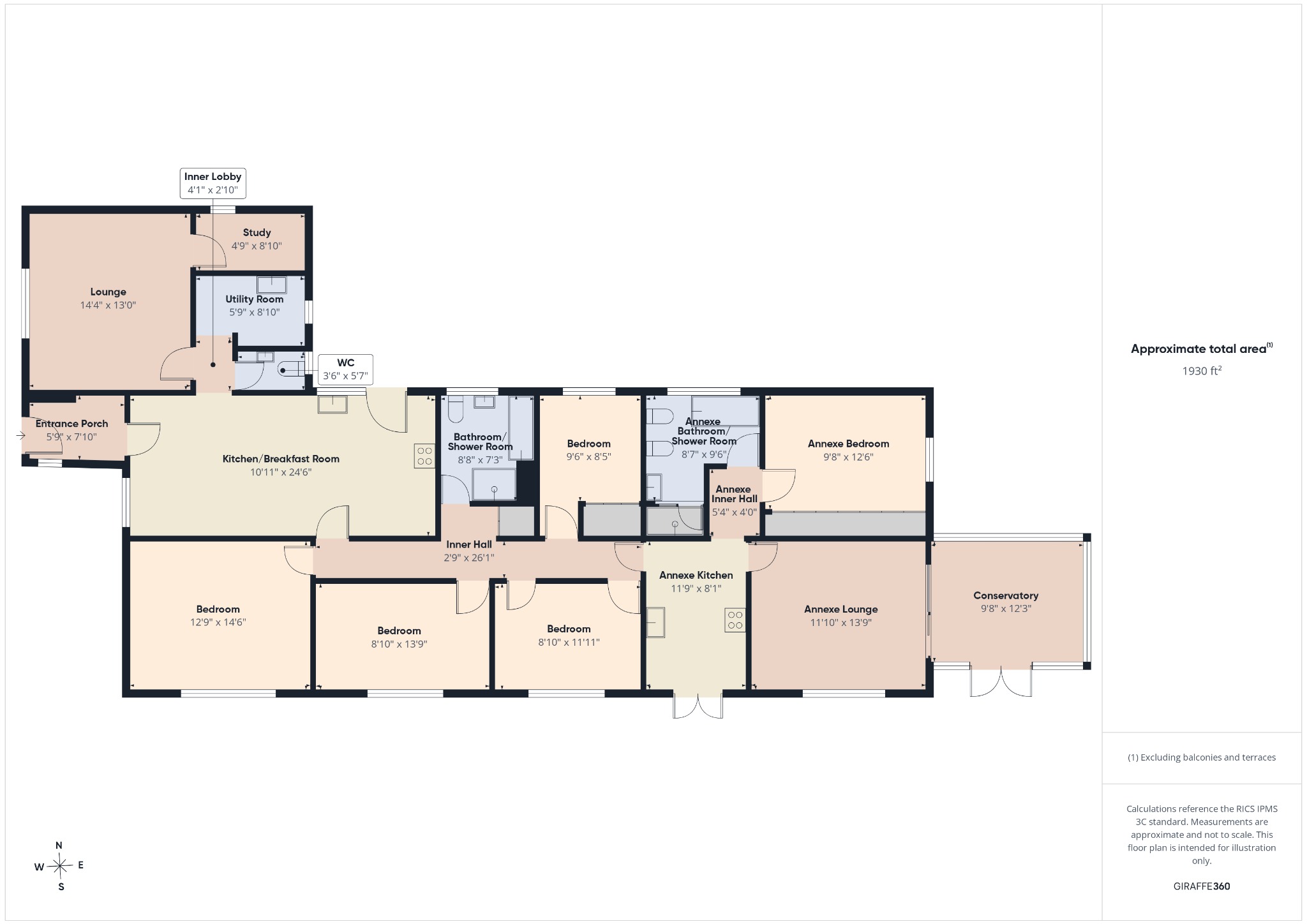 The Spinney, Low Lane, Attleborough floorplan