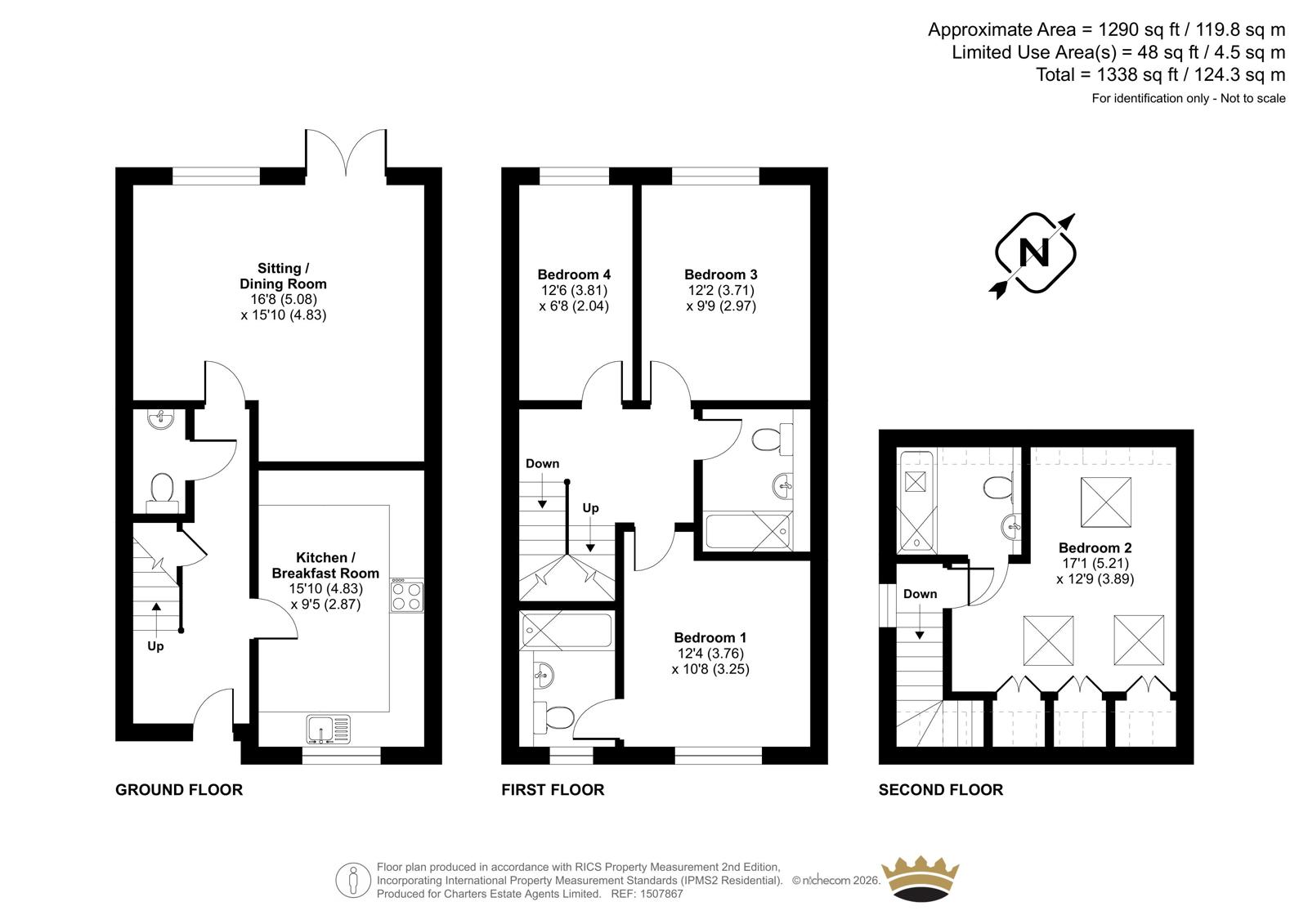 23, Burnham Square, Alton floorplan