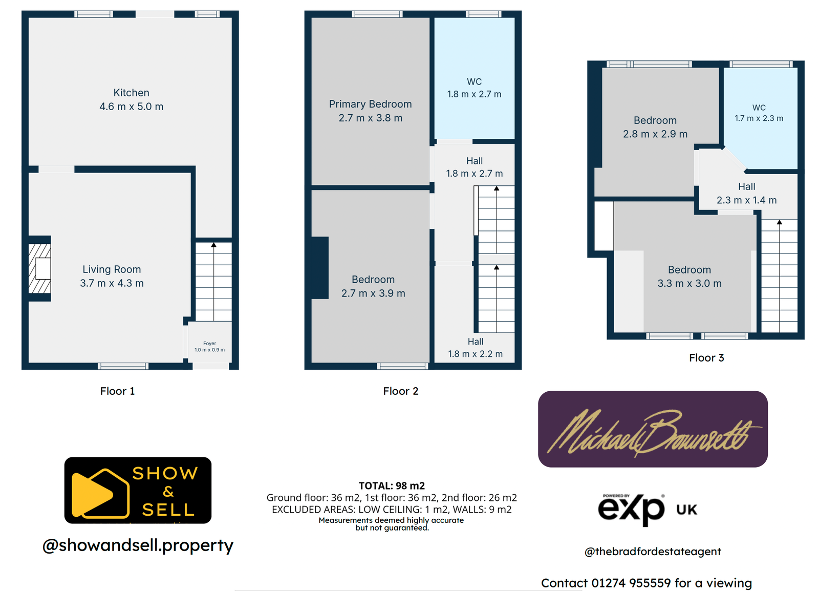 10, South View, Bradford floorplan