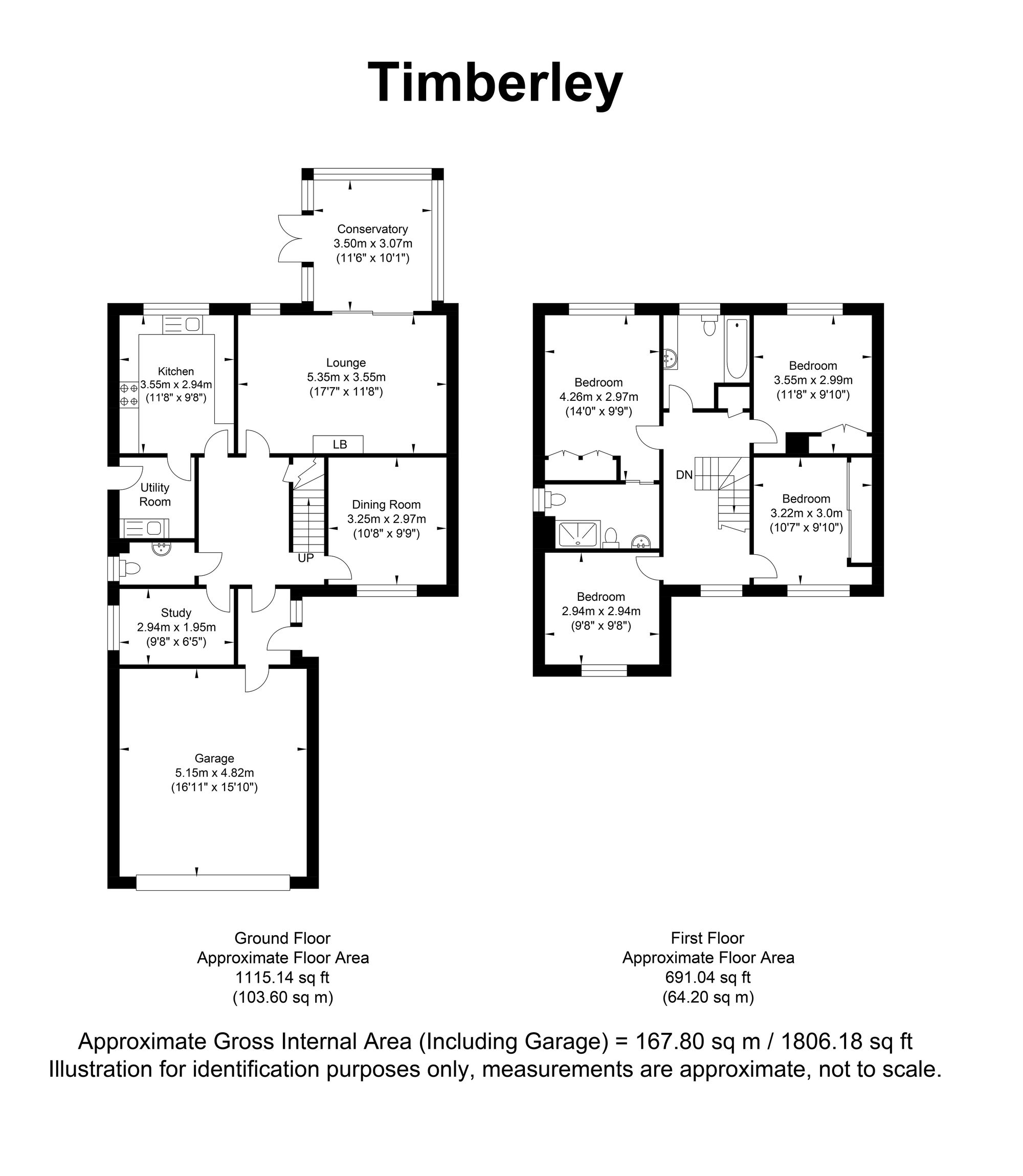 Timberley Eastbourne Road, Lewes floorplan
