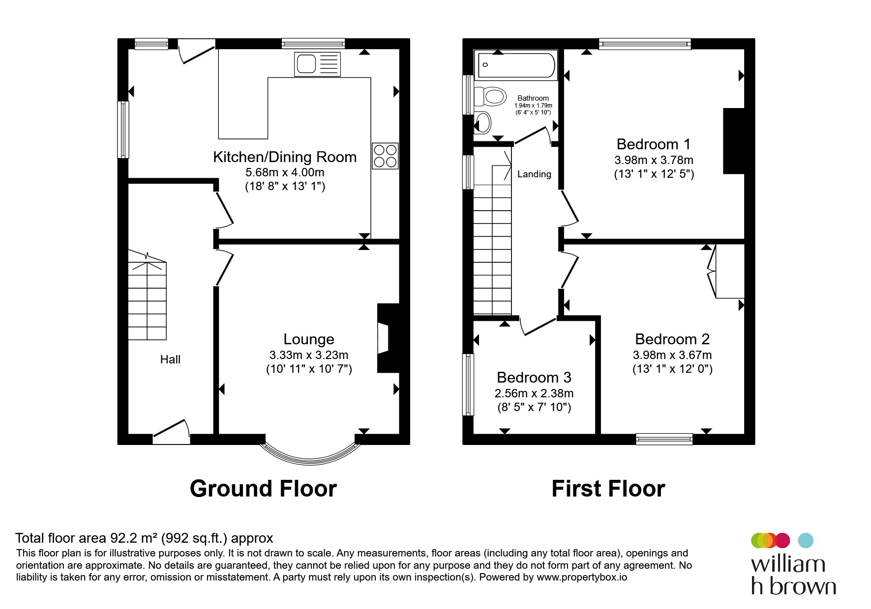 3, Park Crescent, Barnsley floorplan