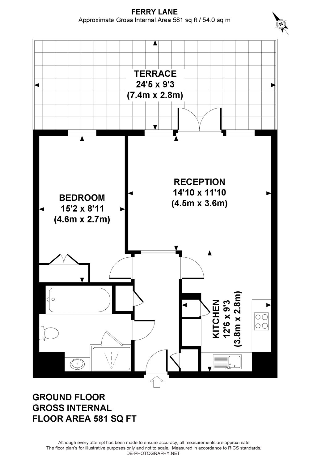 1 Bedrooms Flat to rent in Ferry Lane, Ferry Quays, Brentford, Middlesex TW8