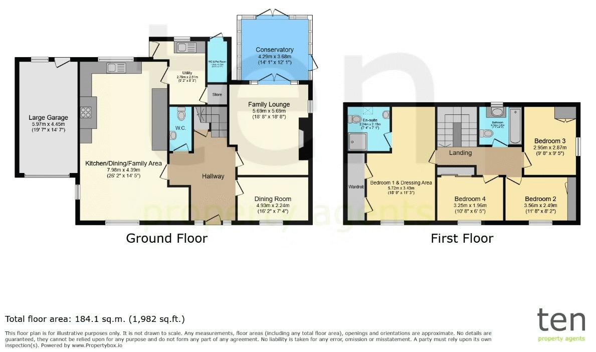 93, The Lane, Wyboston Village floorplan