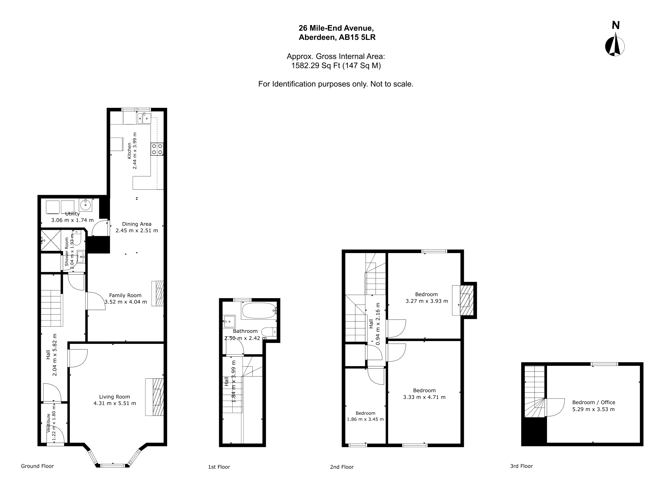 26, Mile-End Avenue, Aberdeen floorplan