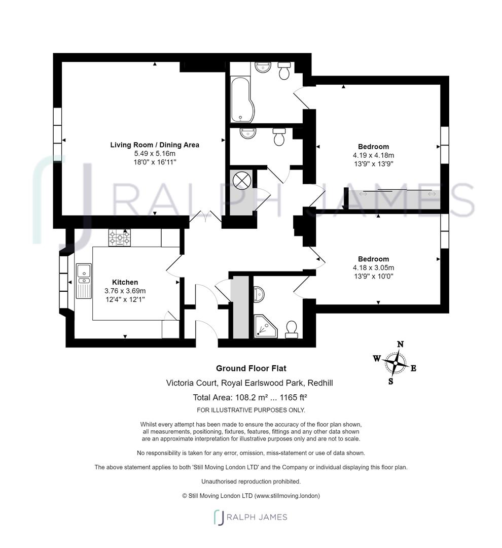 Royal Earlswood Park, Redhill RH1, 2 bedroom flat for sale 58289137