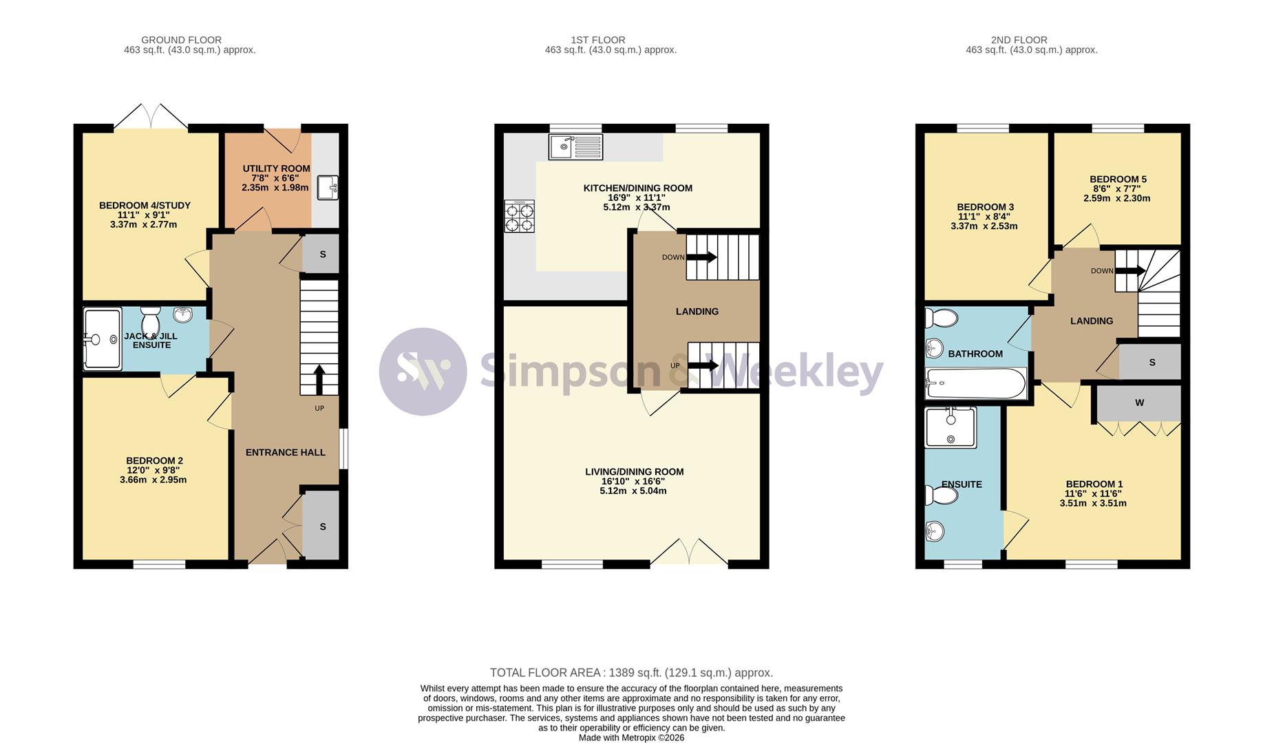 Sunningdale Drive, Rushden floorplan