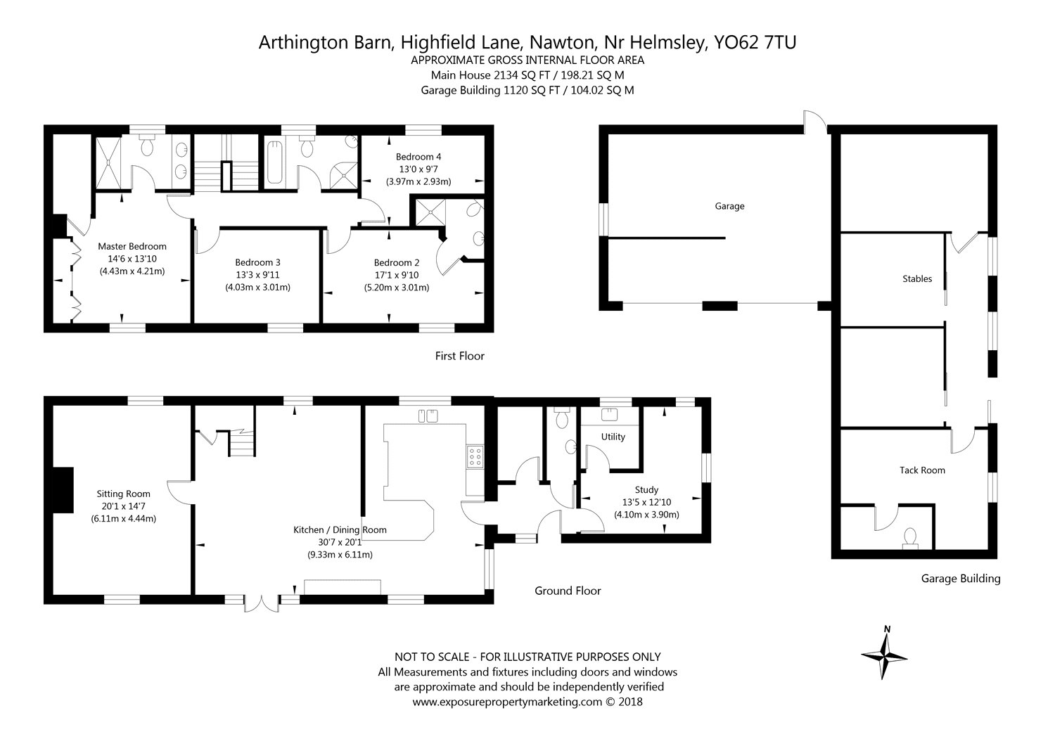 4 Bedrooms Detached house for sale in Highfield Lane, Nawton, York YO62