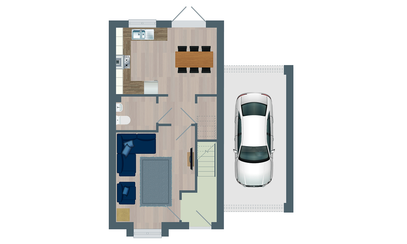 "Bassett" at Crete Hall Rd, Northfleet DA11, 4 bedroom property for
