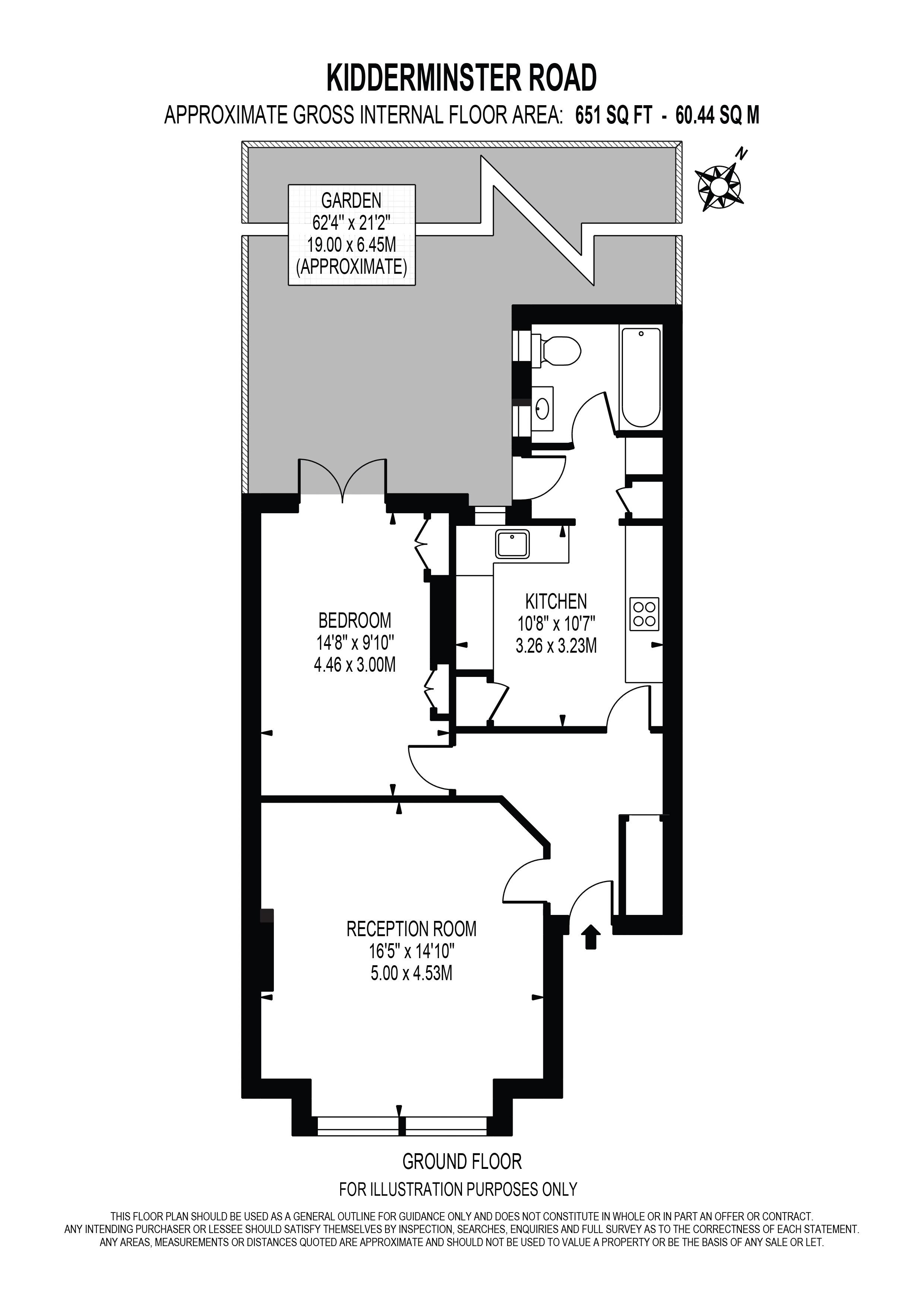 1 Bedrooms Flat for sale in Kidderminster Road, Croydon CR0