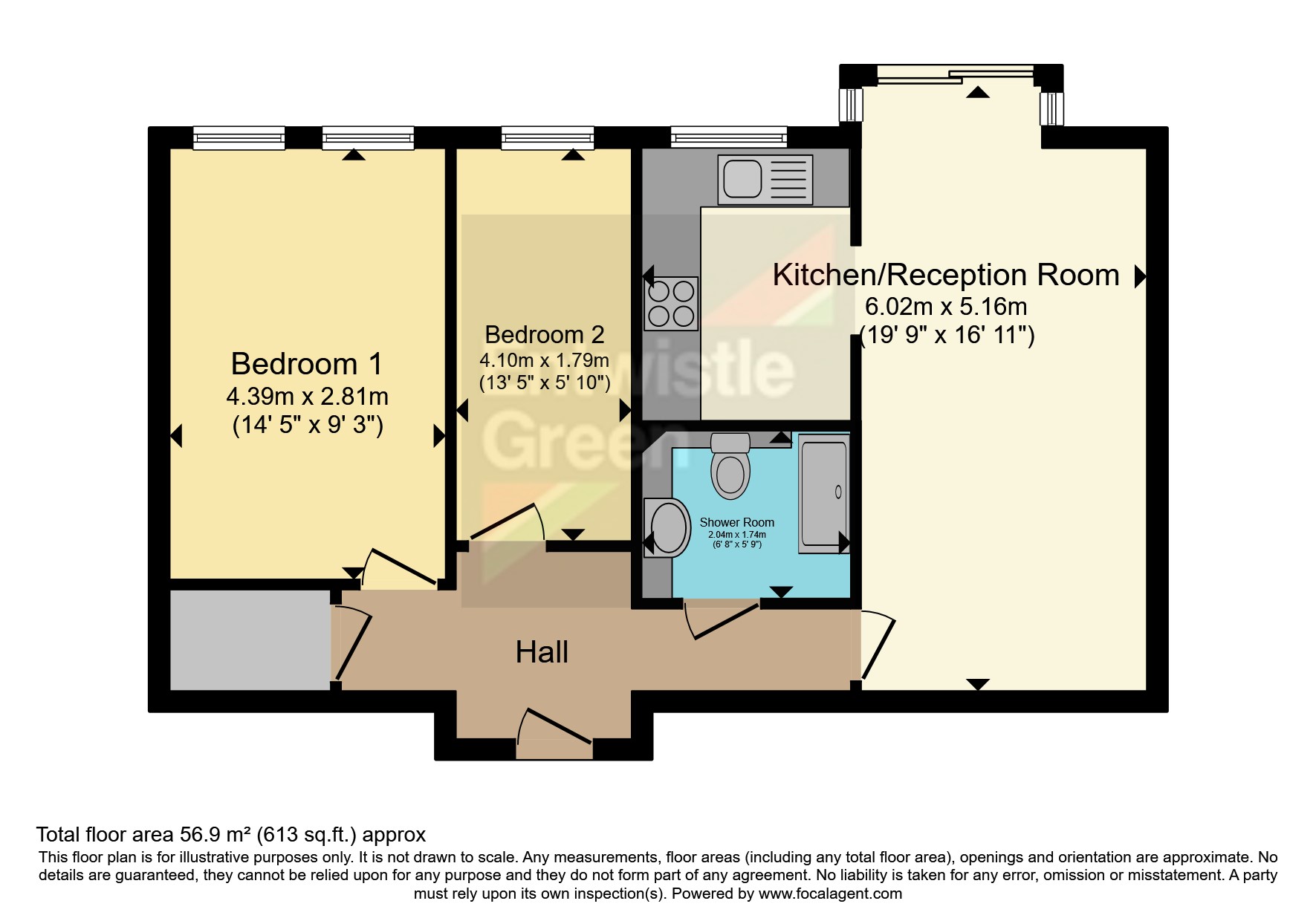 9, Beechcroft, 6, Stafford Moreton Way, Merseyside floorplan