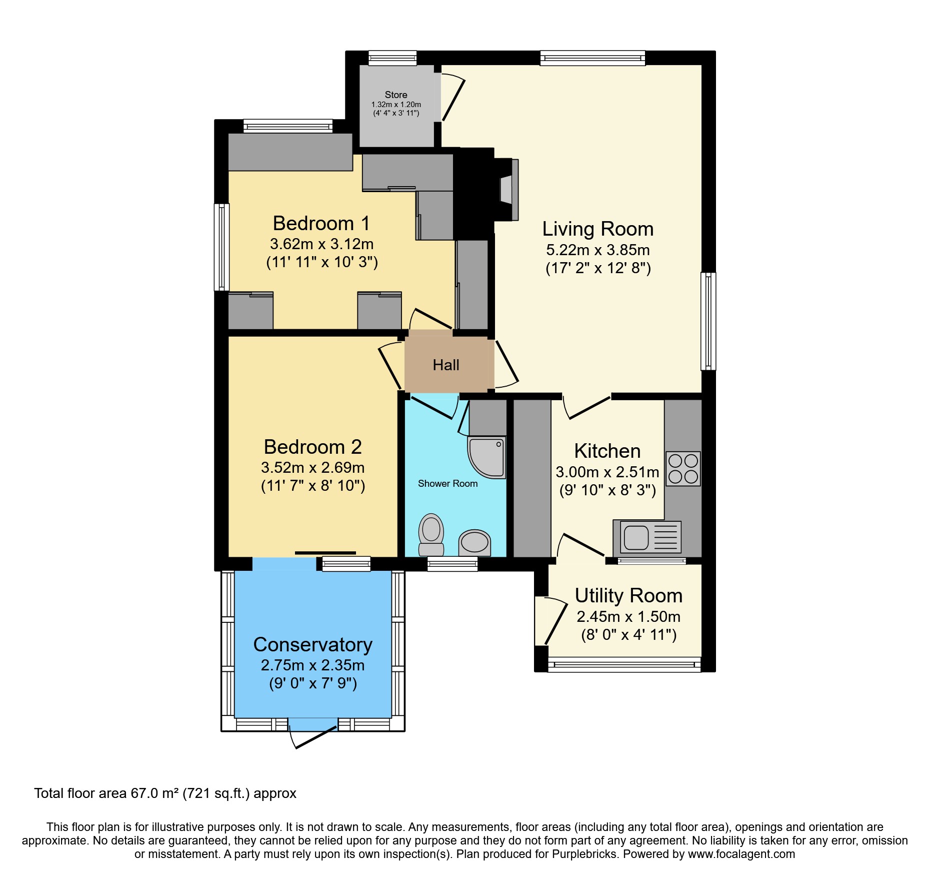 13 Lodge Walk, Lodge walk, Chesterfield floorplan