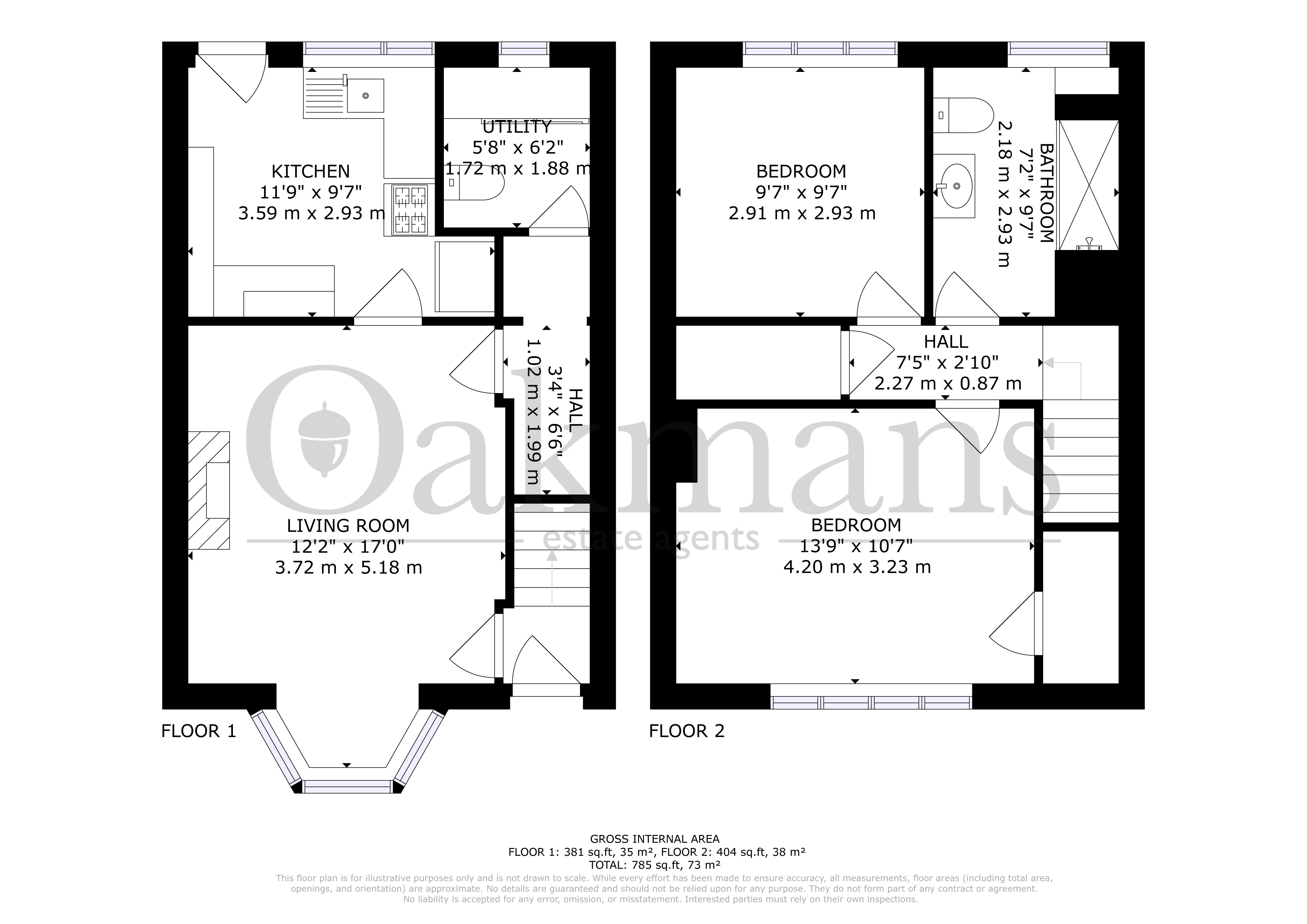 90, Greenoak Crescent, West Midlands floorplan