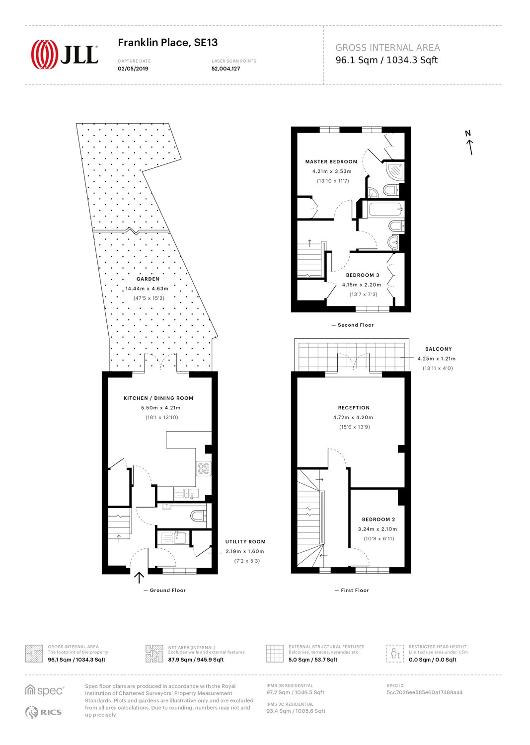 3 Bedrooms Terraced house for sale in Franklin Place, Lewisham, London SE13