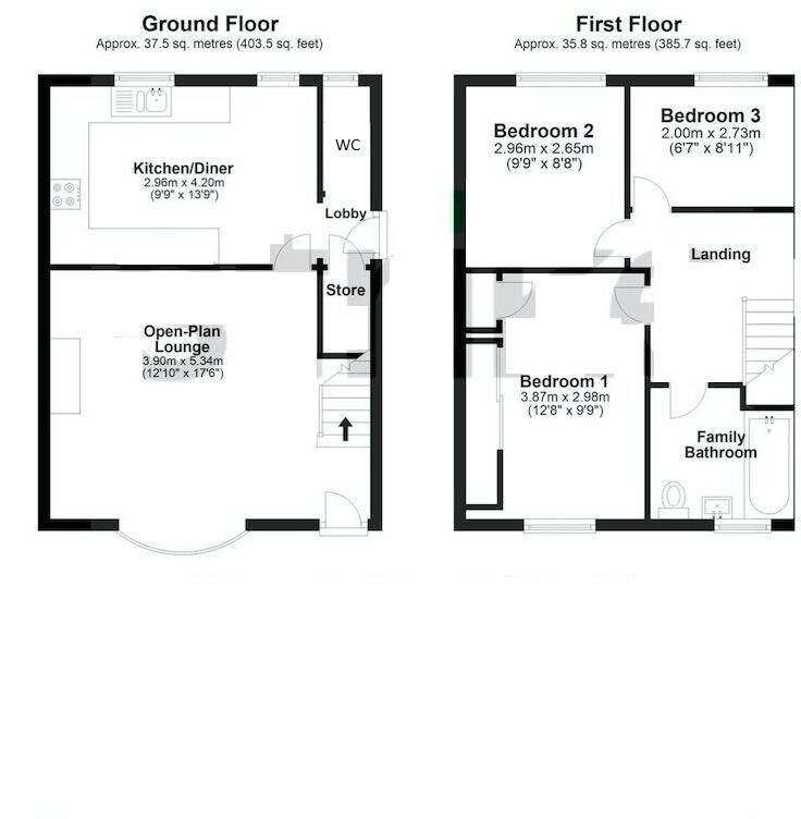 89, Winterwell Road, Rotherham floorplan