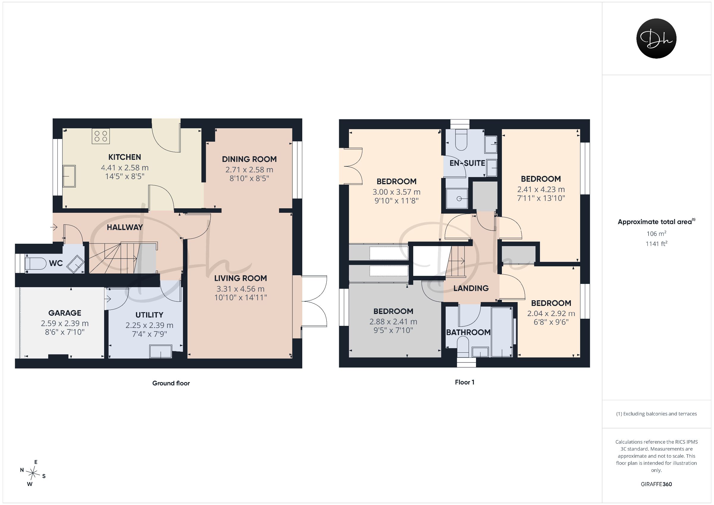 18 Chartwell Close, Paignton floorplan