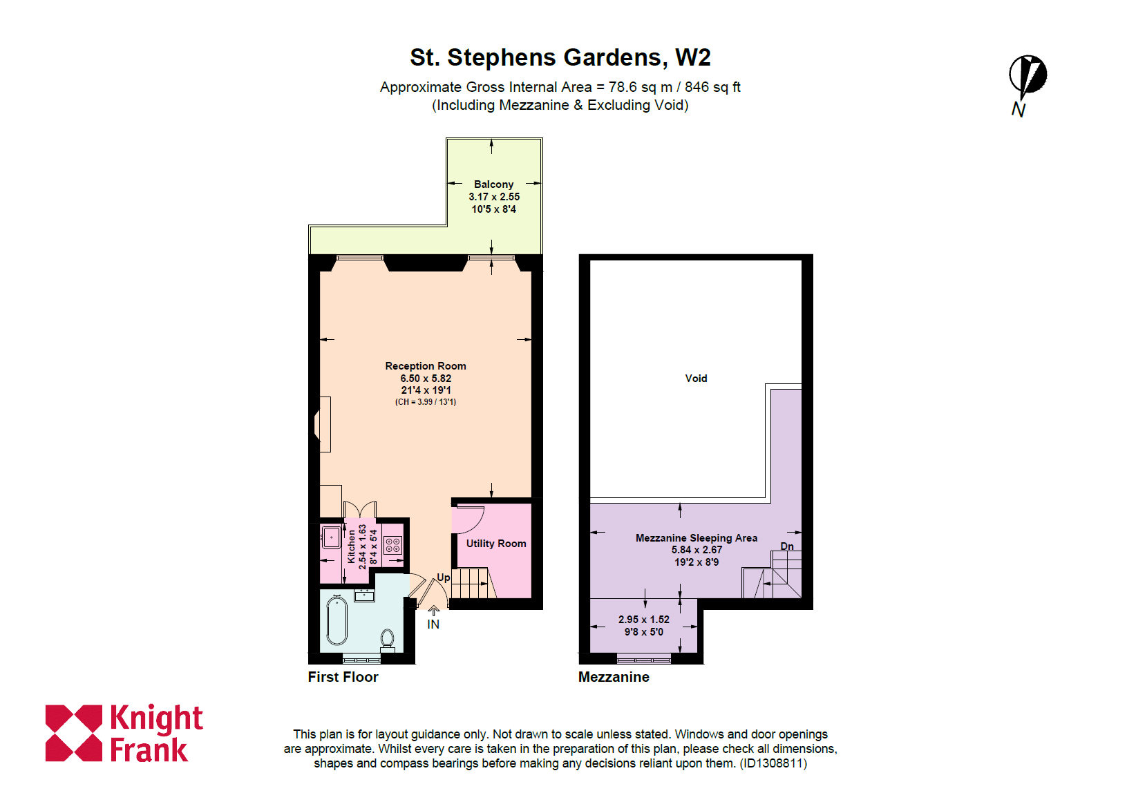 60, St. Stephens Gardens, London floorplan