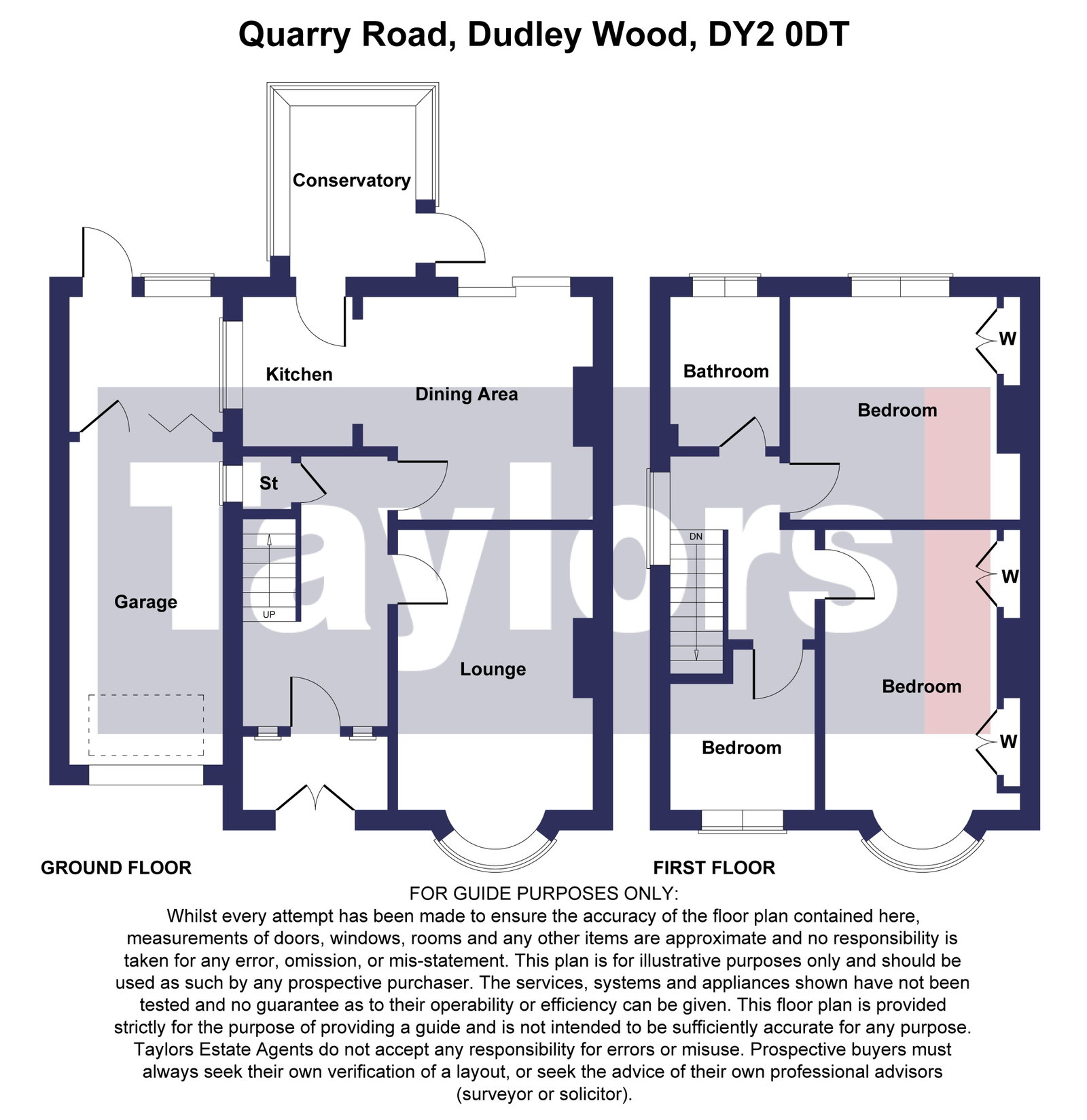 62, Quarry Road, Dudley floorplan