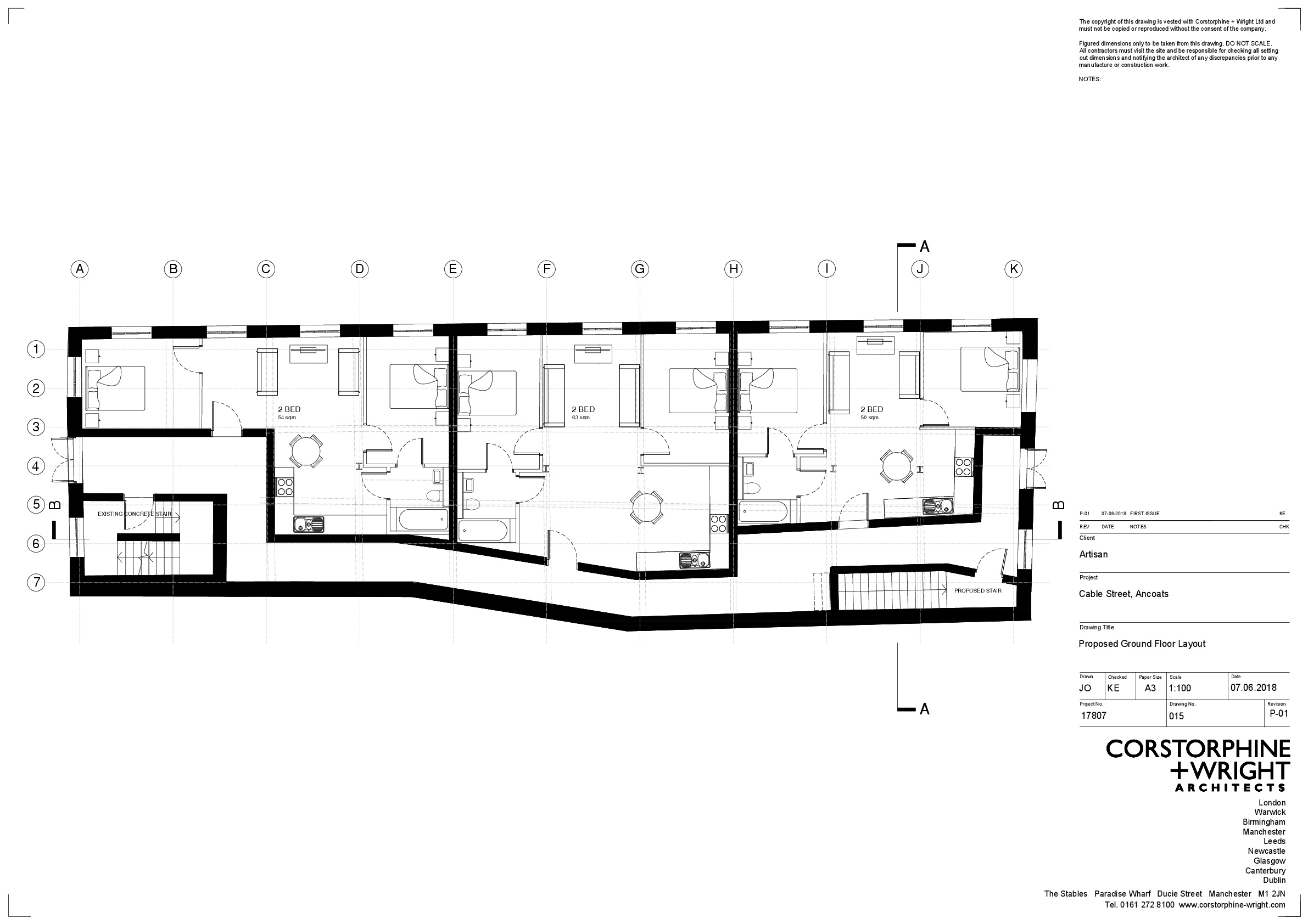 2 Bedrooms Flat for sale in Cable Street, Manchester M4