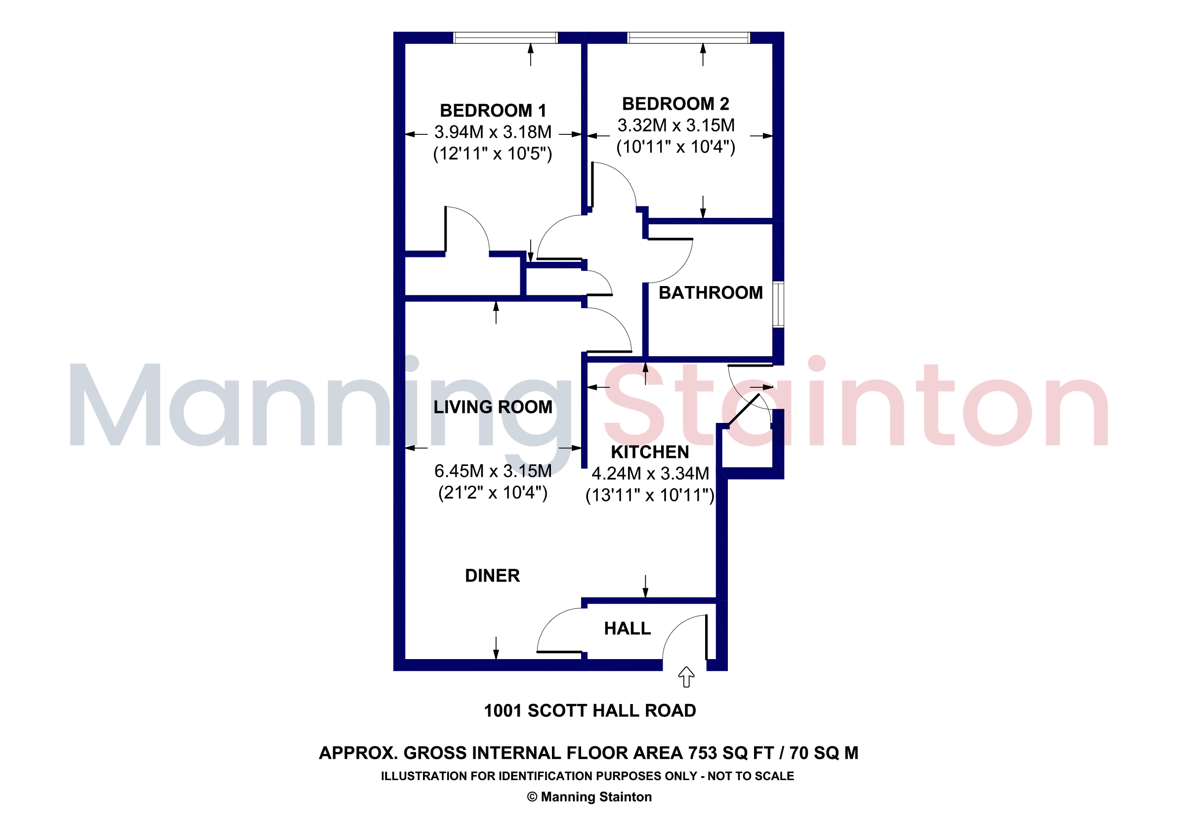 1001, Scott Hall Road, West Yorkshire floorplan
