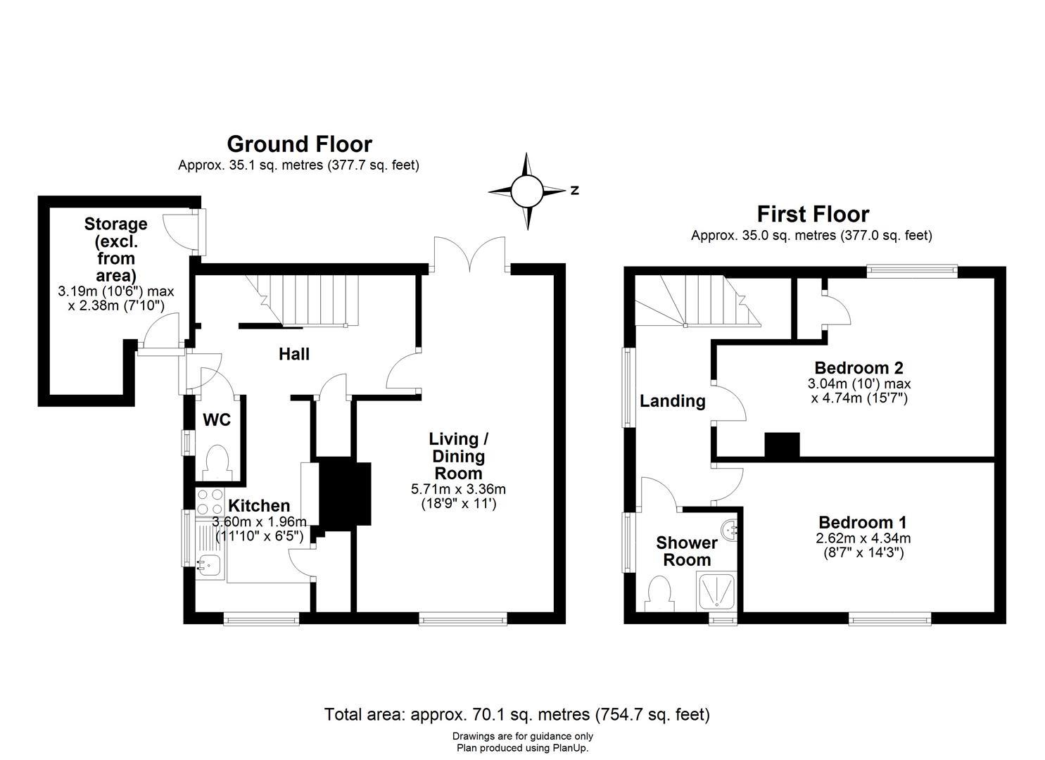 Bridewell Road, Cambridge floorplan