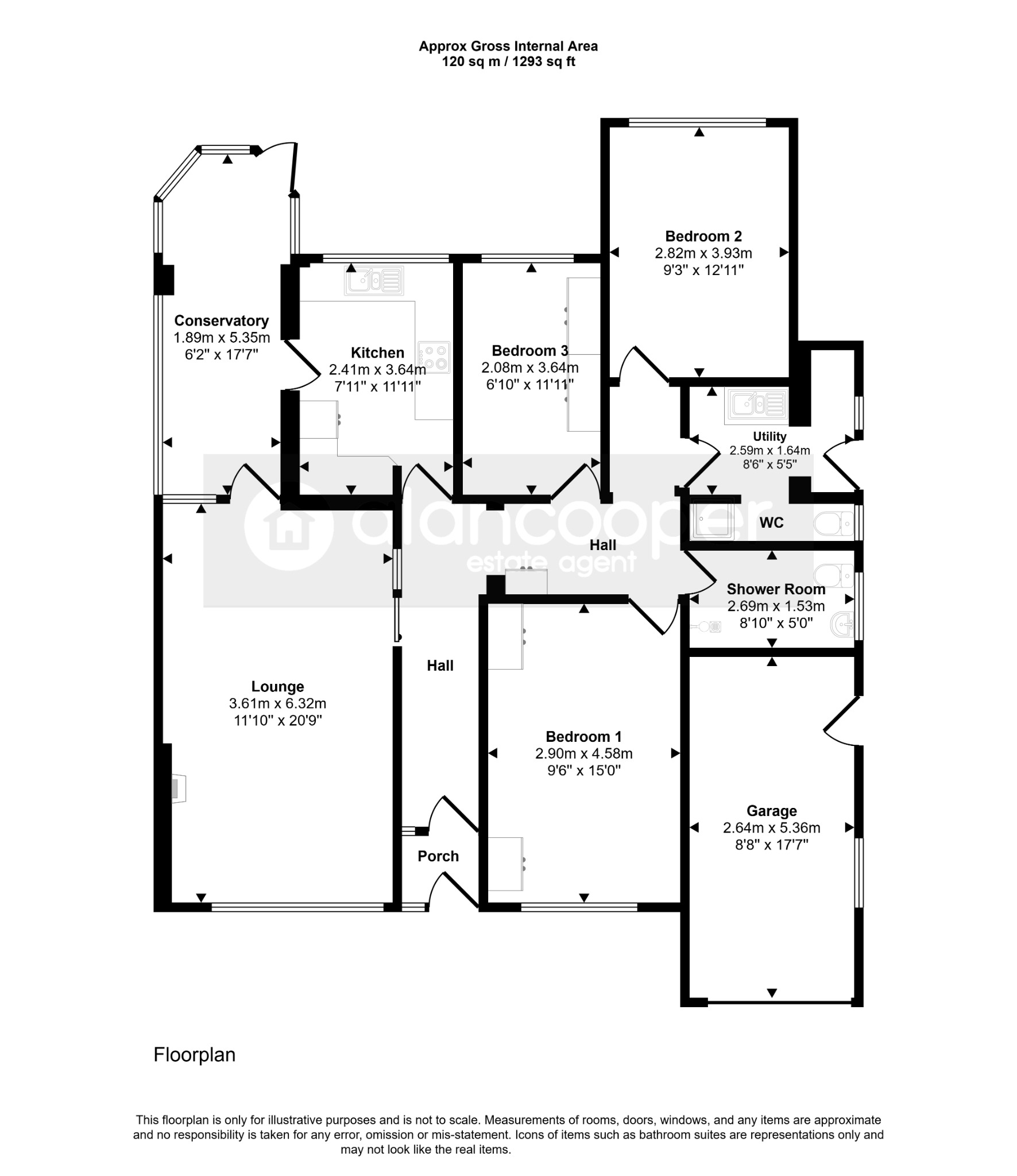 20 Ambleside Way, Nuneaton, Warwickshire floorplan