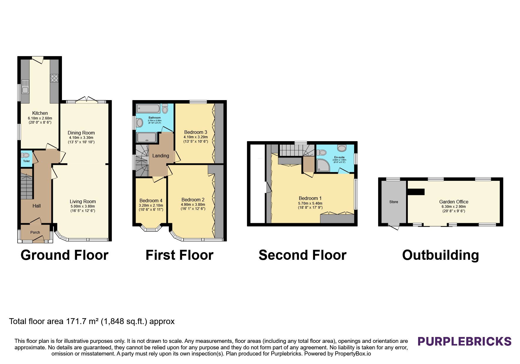87, Sandringham Gardens, London floorplan