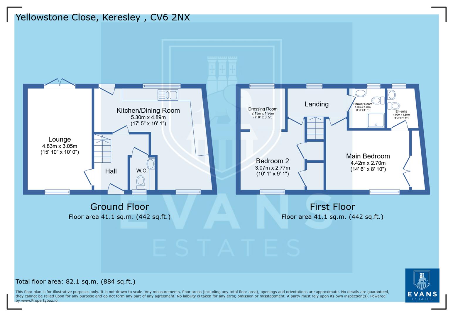 16, Yellowstone Close, Coventry floorplan