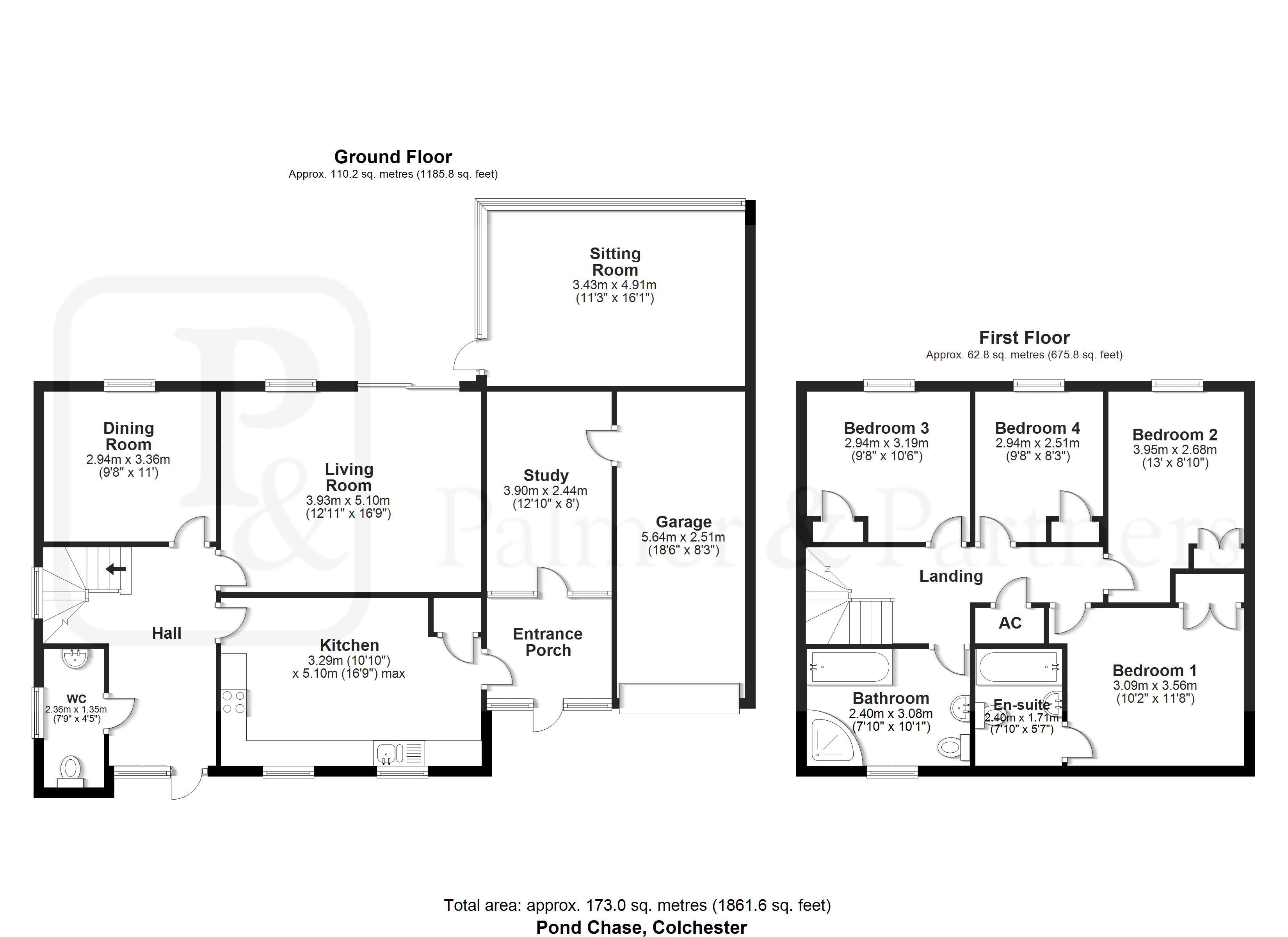 6, Pond Chase, Essex floorplan