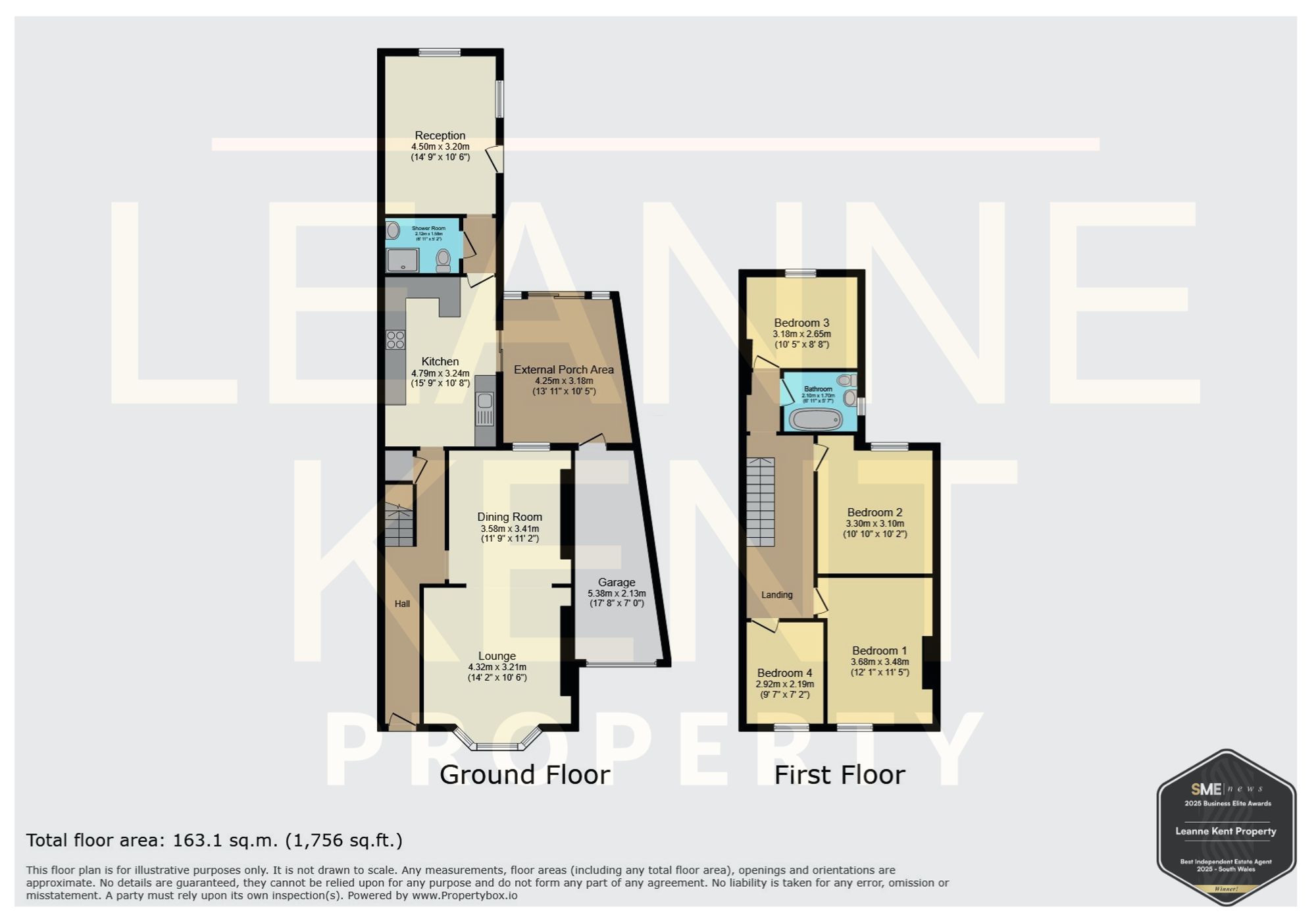 18 Bartlett Street, Caerphilly floorplan
