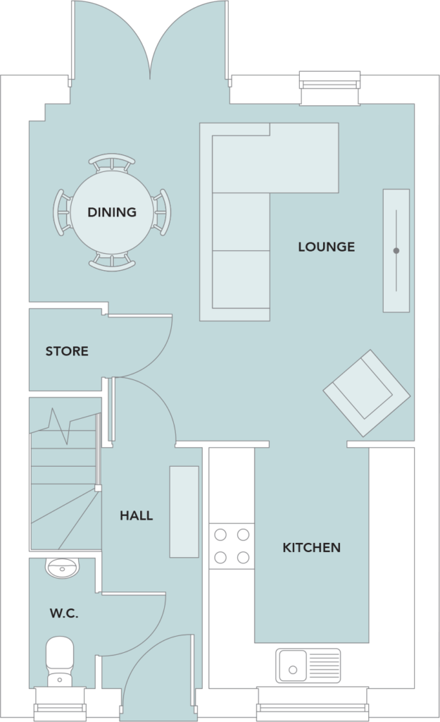 The Glanton at The Steadings, Alnwick floorplan