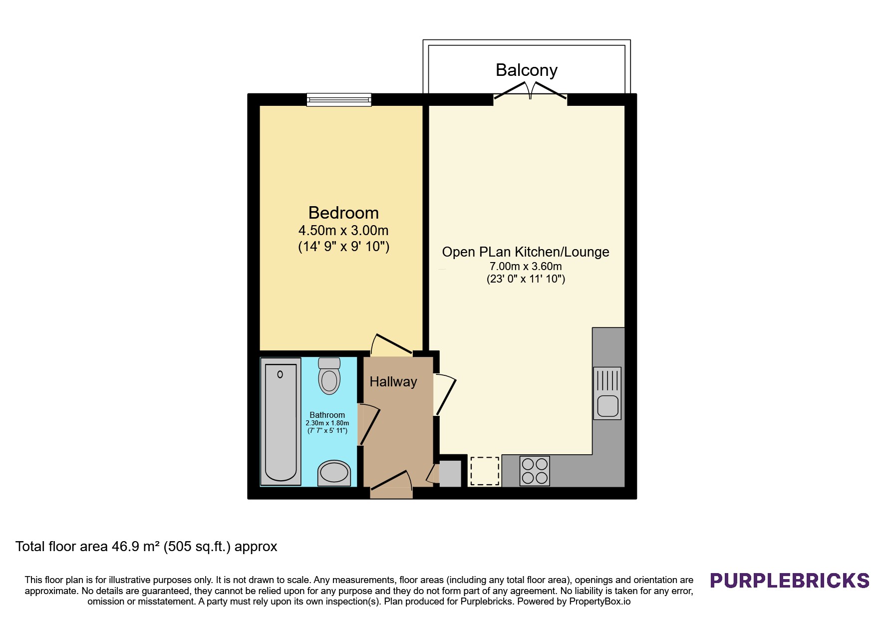 Flat 16, 82, Elder Road, West Norwood floorplan