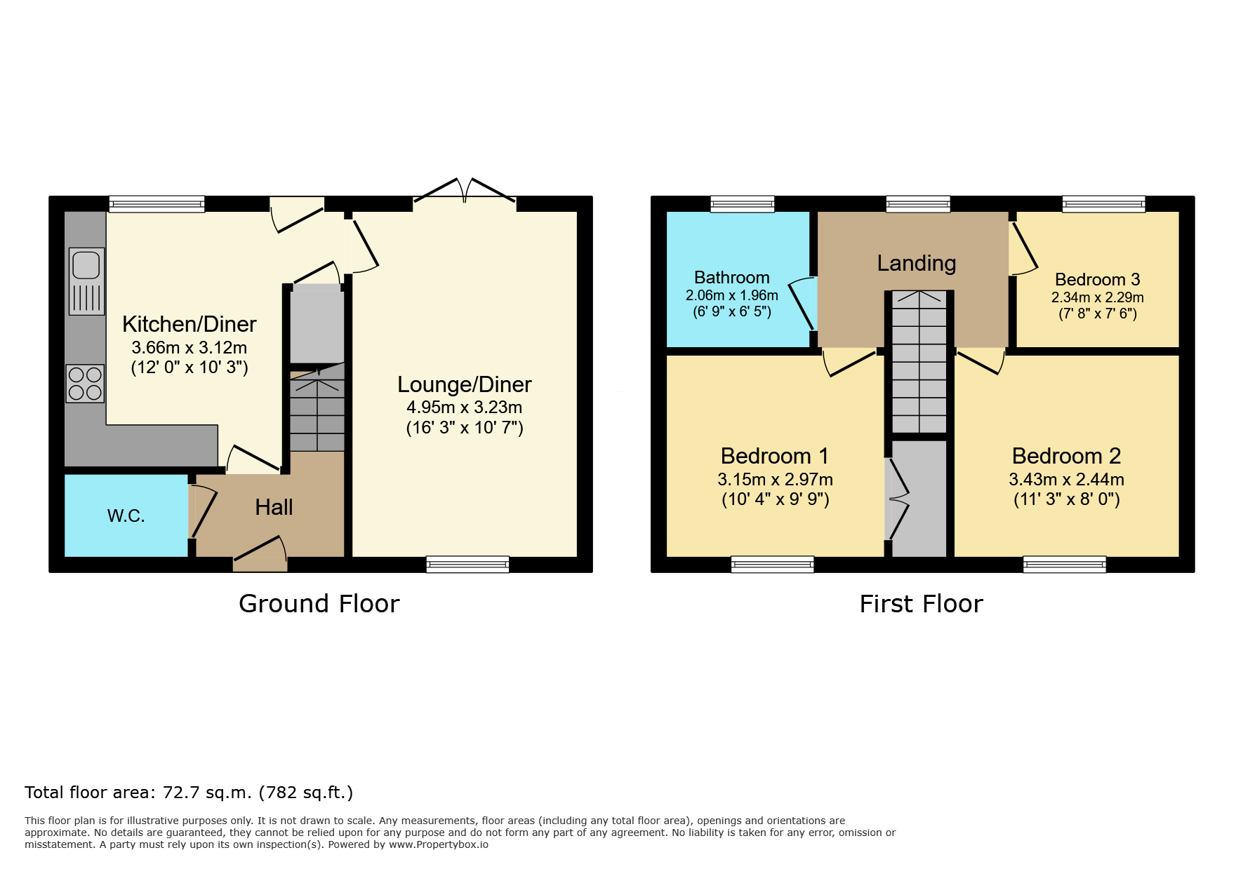 21 Marston Drive, Markfield floorplan