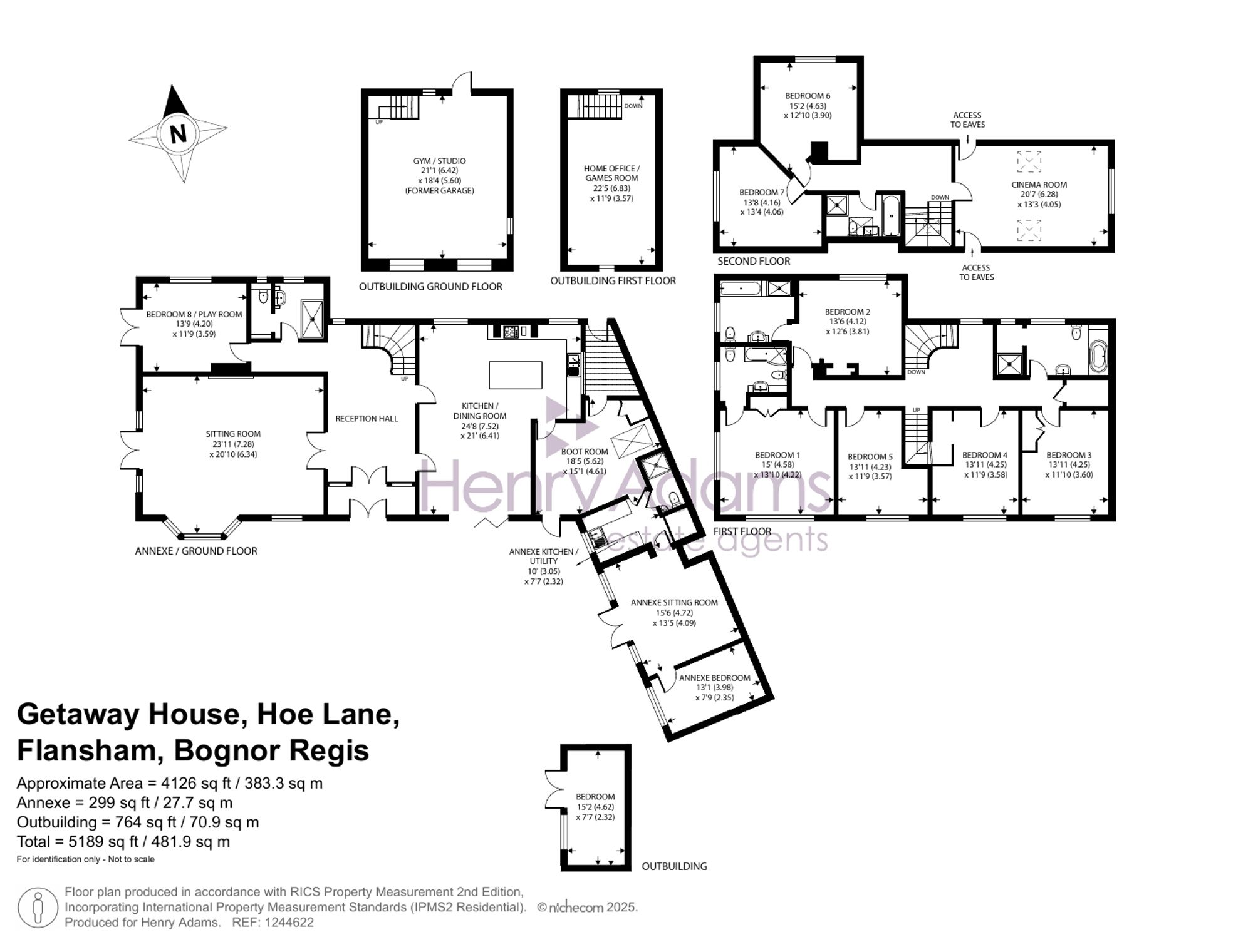 Getaway House Hoe Lane, Bognor Regis floorplan