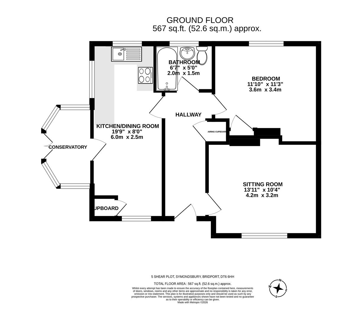 5, Shear Plot, Bridport floorplan