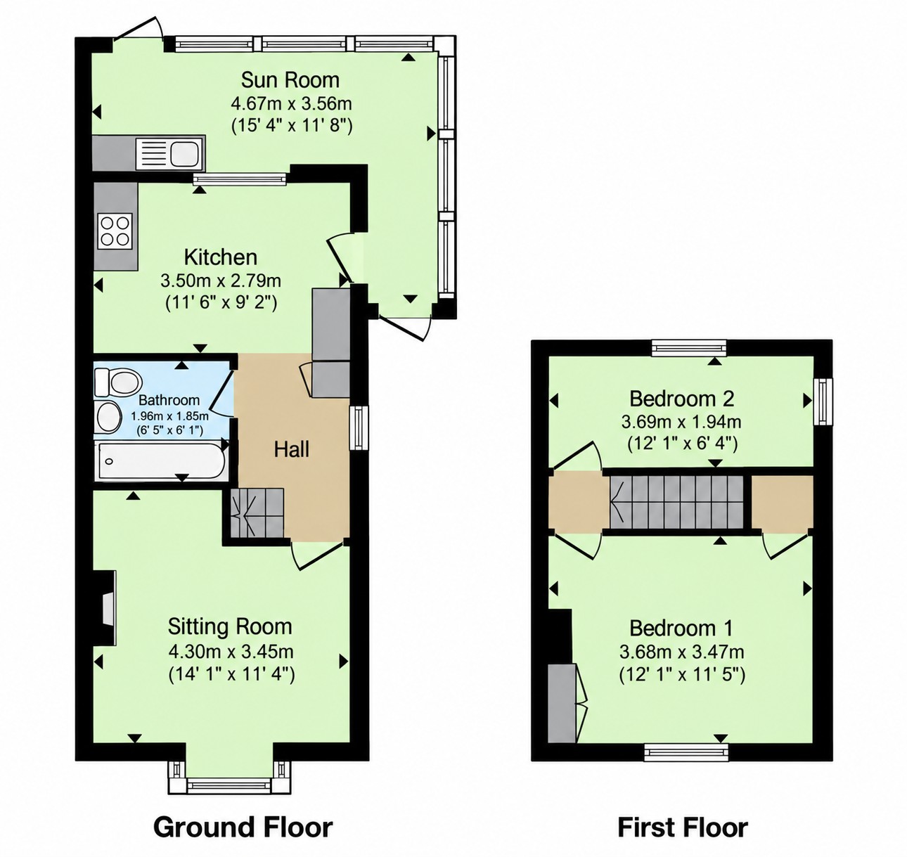 2 London Road, Wadhurst floorplan