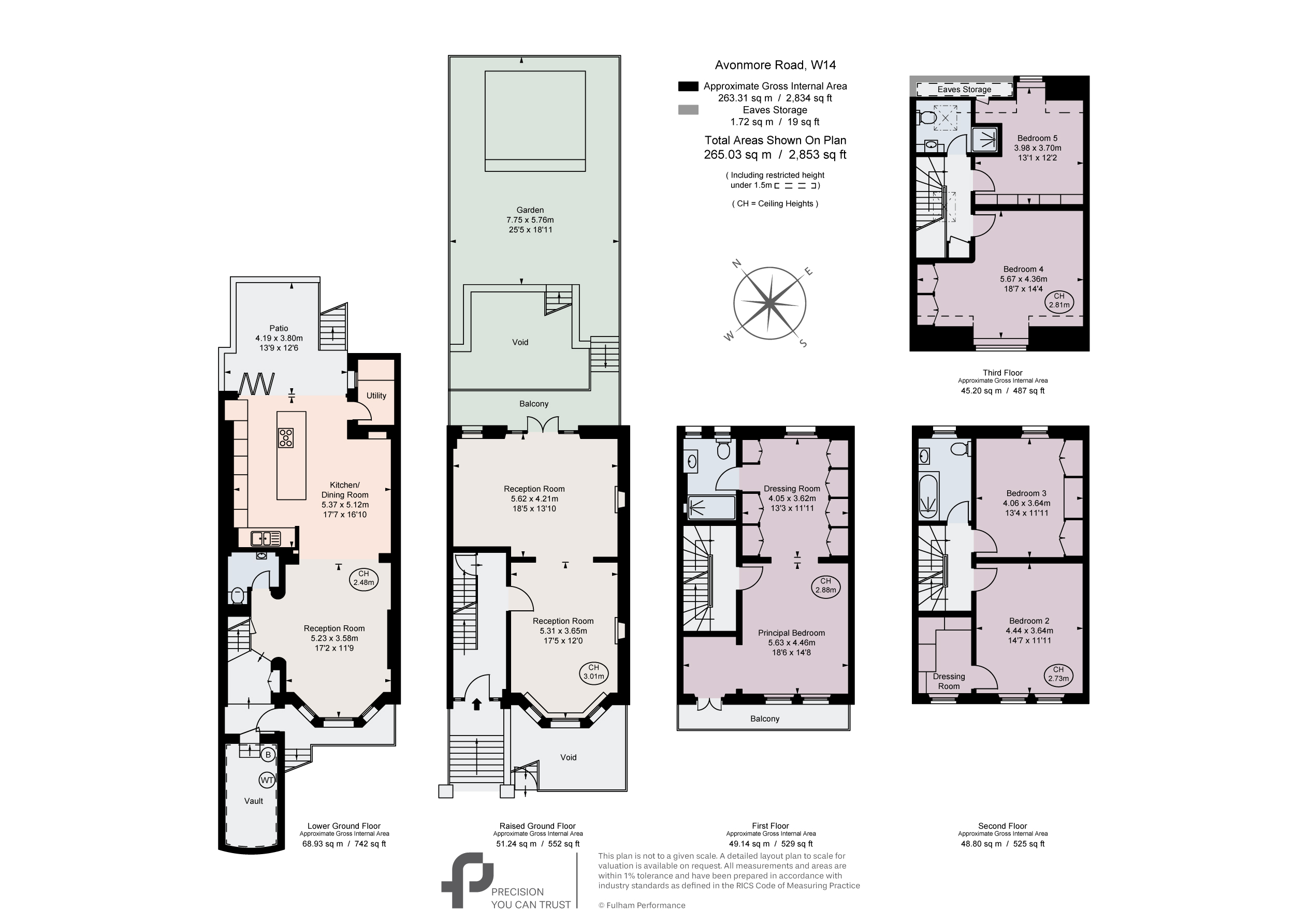 74, Avonmore Road, London floorplan