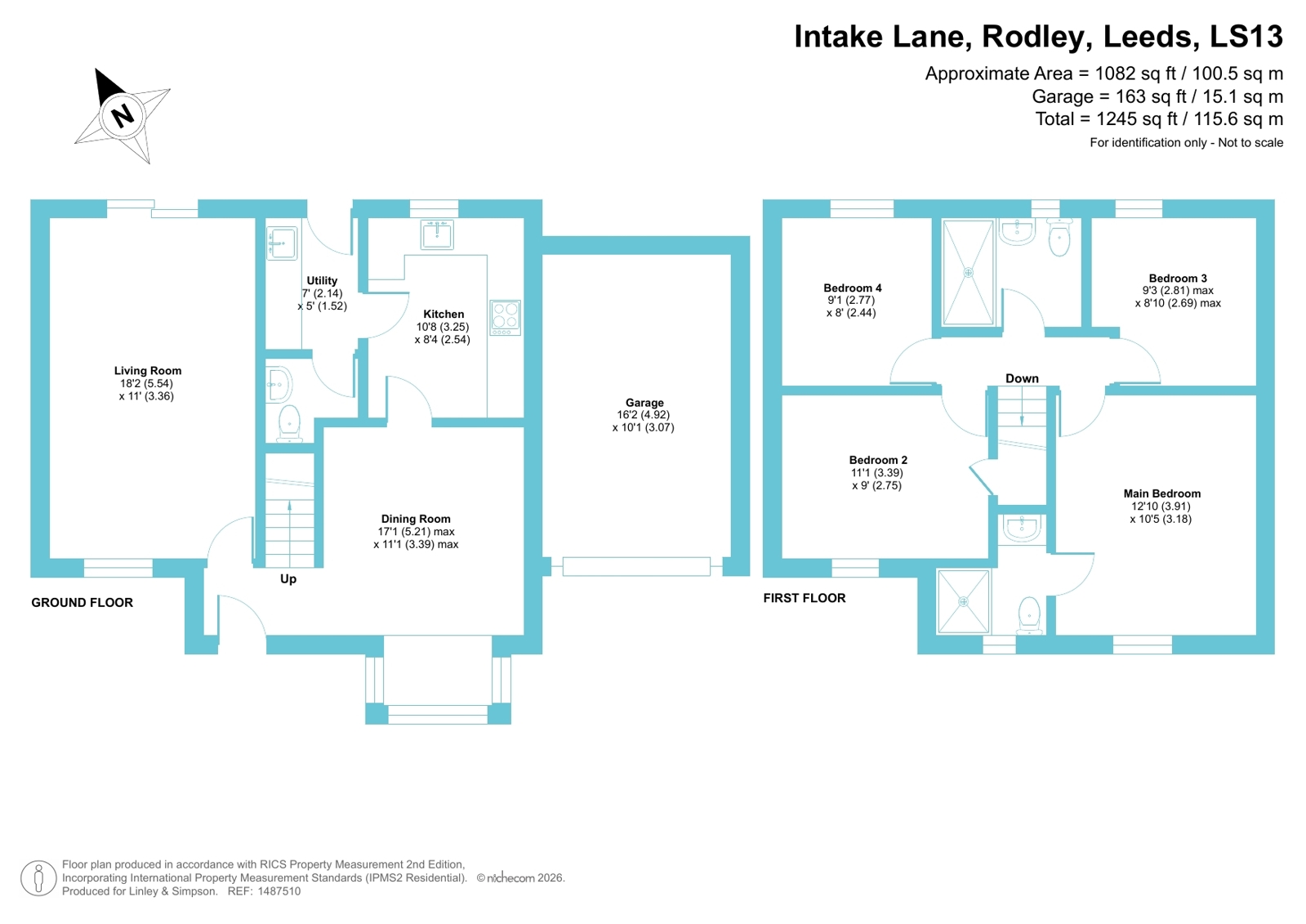 24, Intake Lane, Leeds floorplan