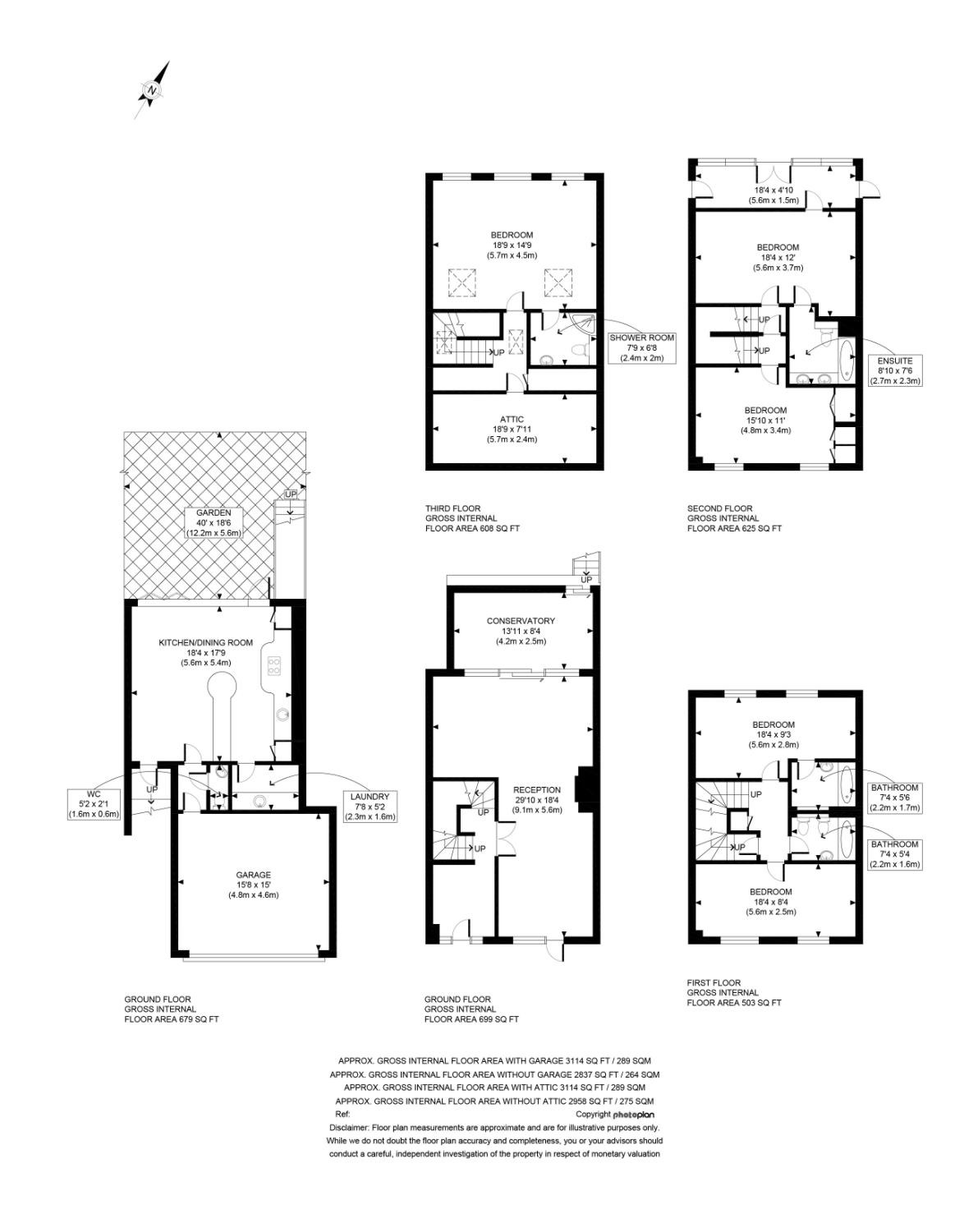 4 Victoria Rise, Hilgrove Road, London floorplan