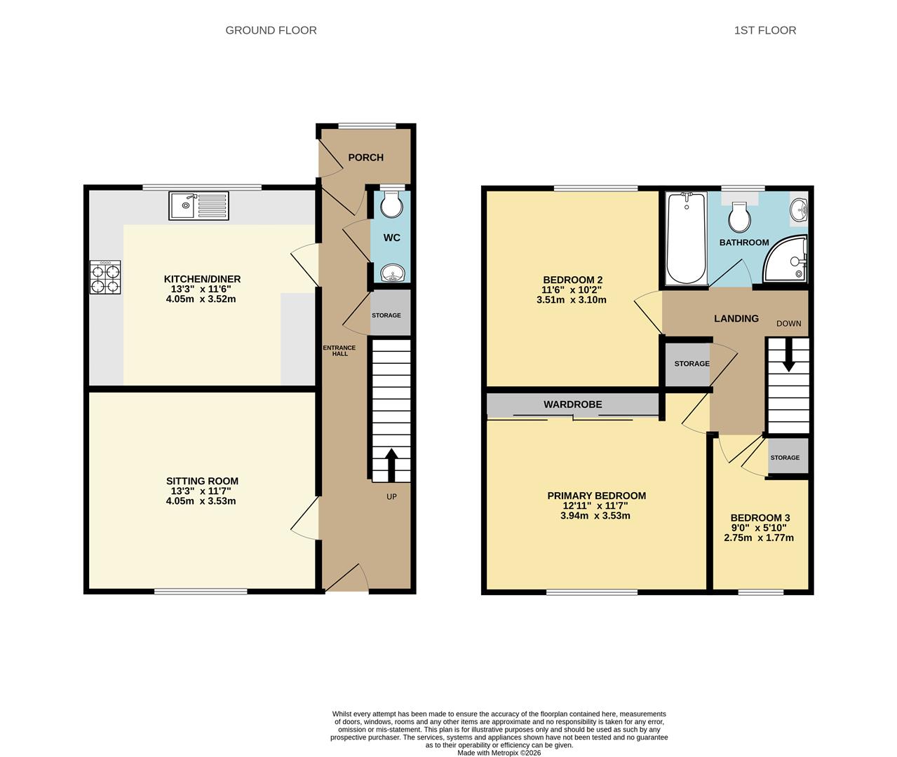 77, Desmond Drive, Norwich floorplan