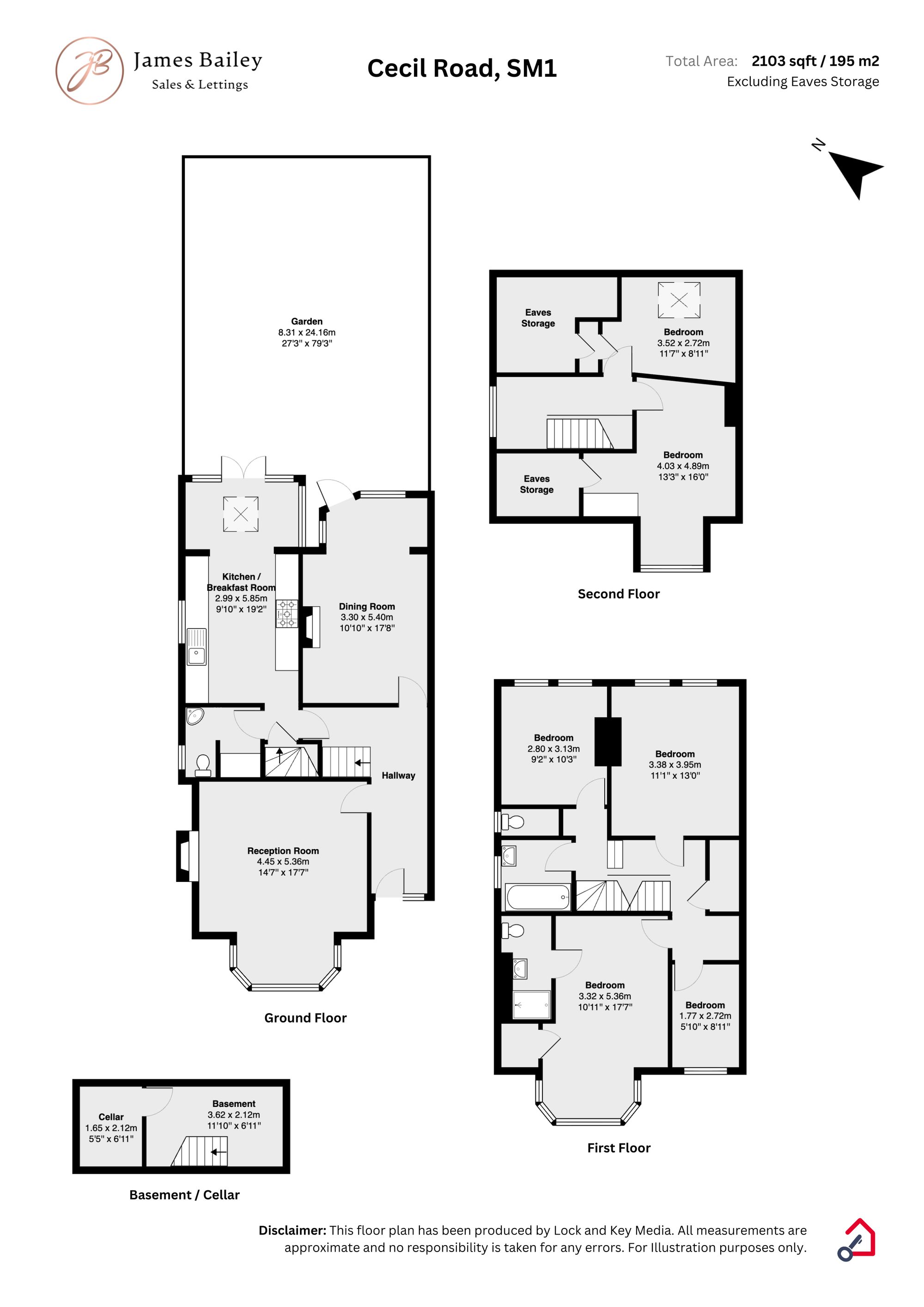 18 Cecil Road, Sutton floorplan