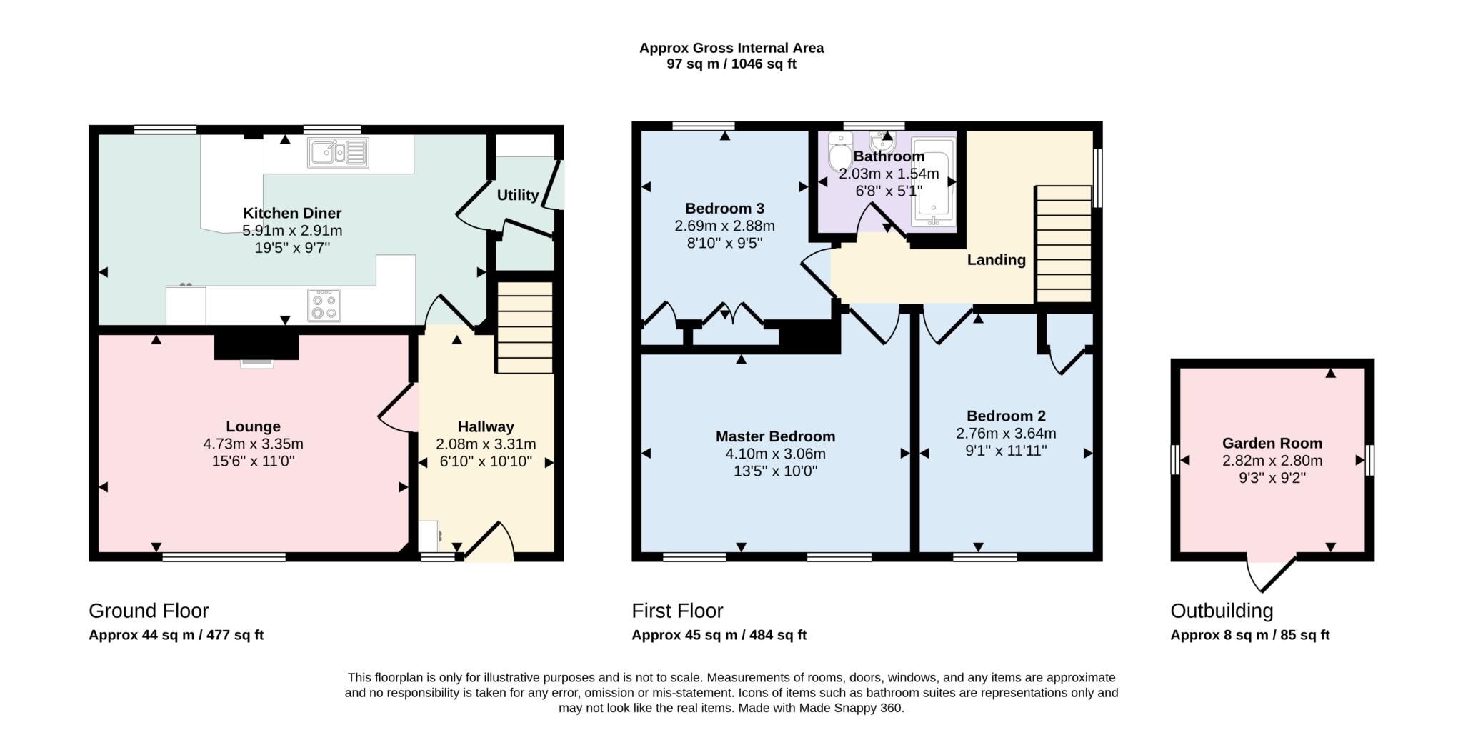 36, John Street, Nairn floorplan