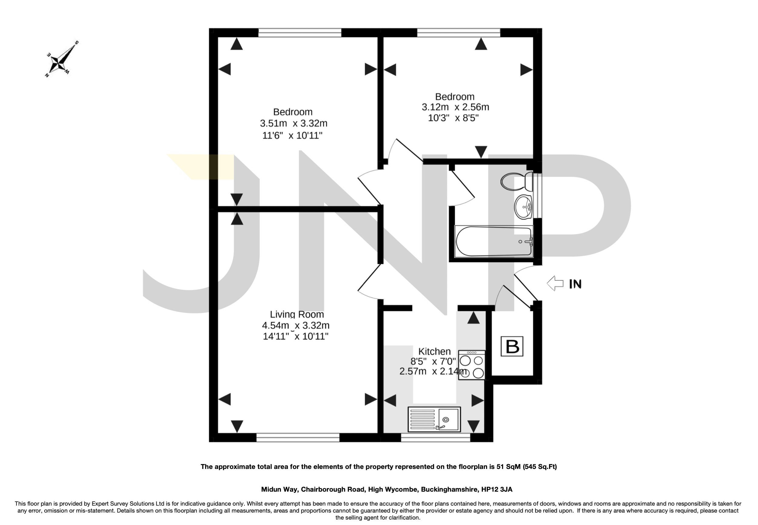 1, Mildun Way, High Wycombe floorplan