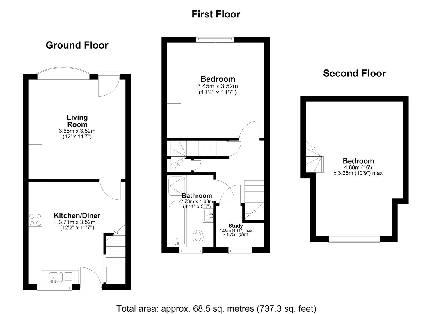 16, Brambletree Cottages, Wouldham floorplan
