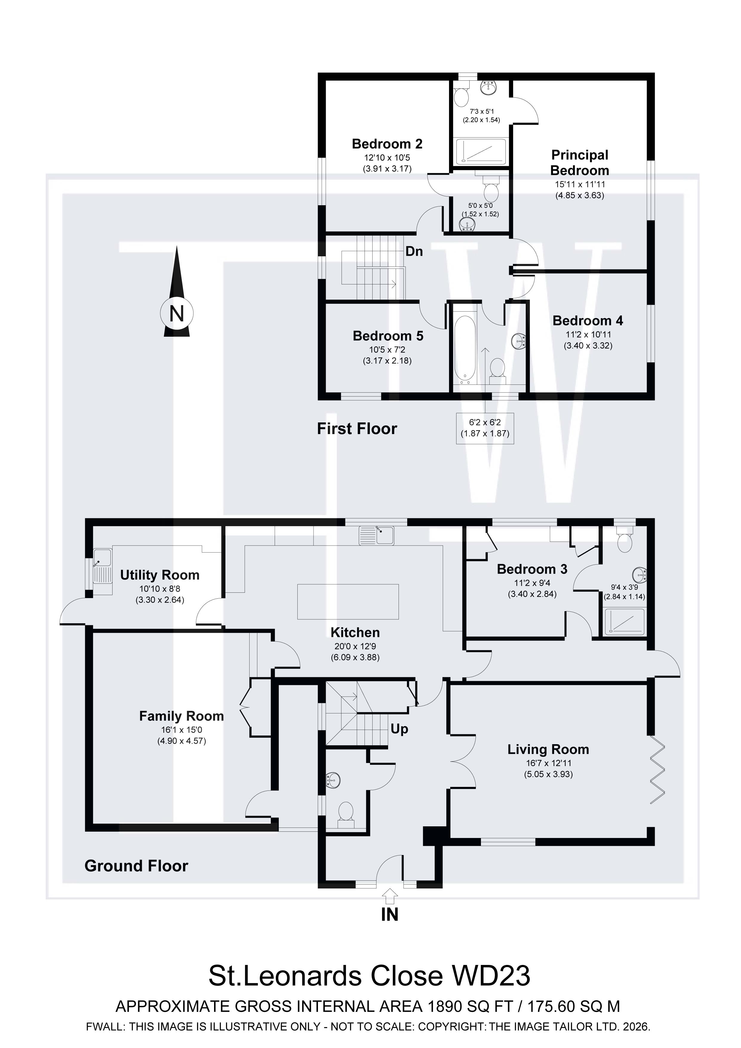 St. Leonards Close, St. Leonards Close, Bushey floorplan