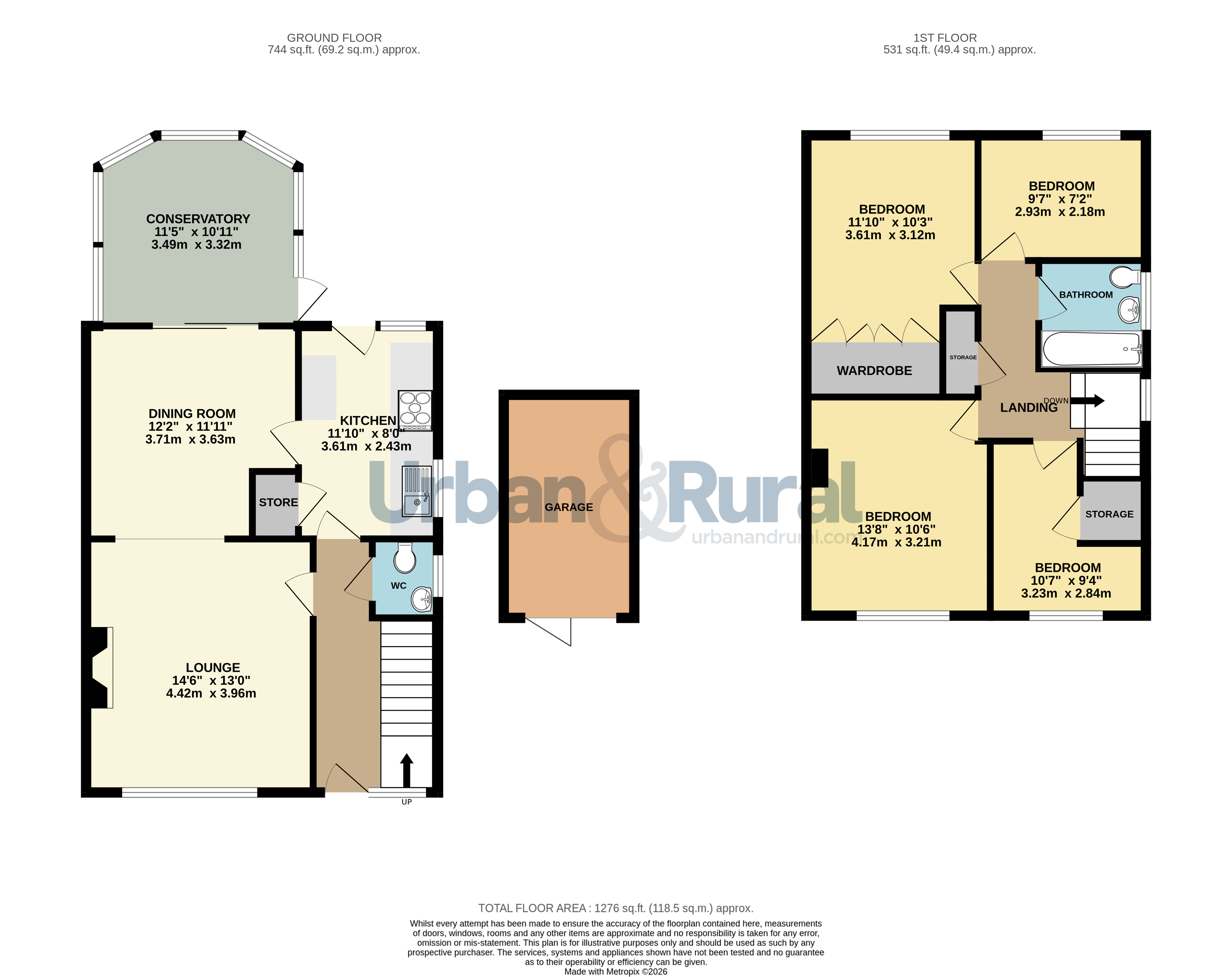 34, Goodrich Avenue, Bedfordshire floorplan