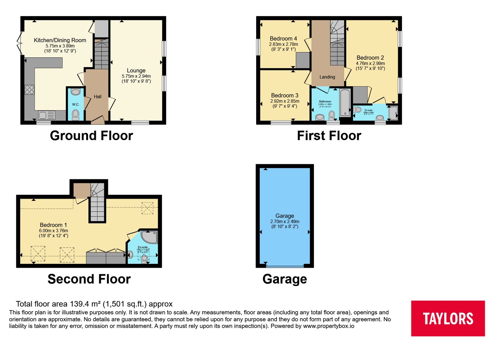 2, Bridge View, Bedfordshire floorplan