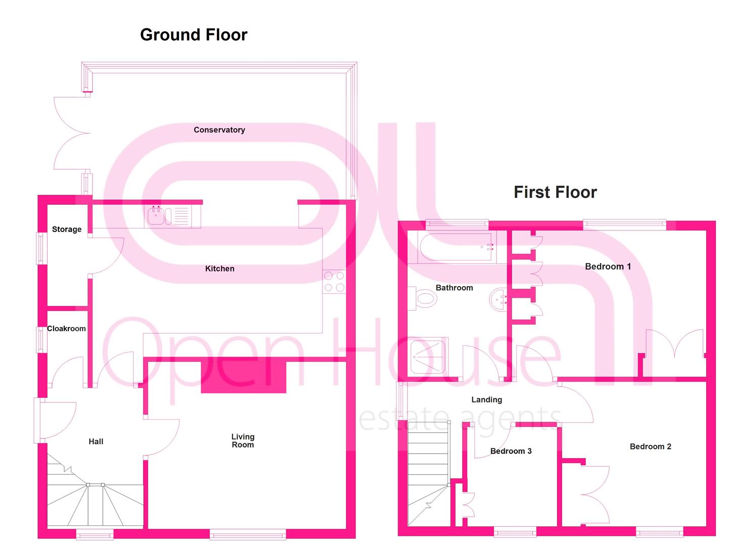 5, Pen Teg, Oswestry floorplan